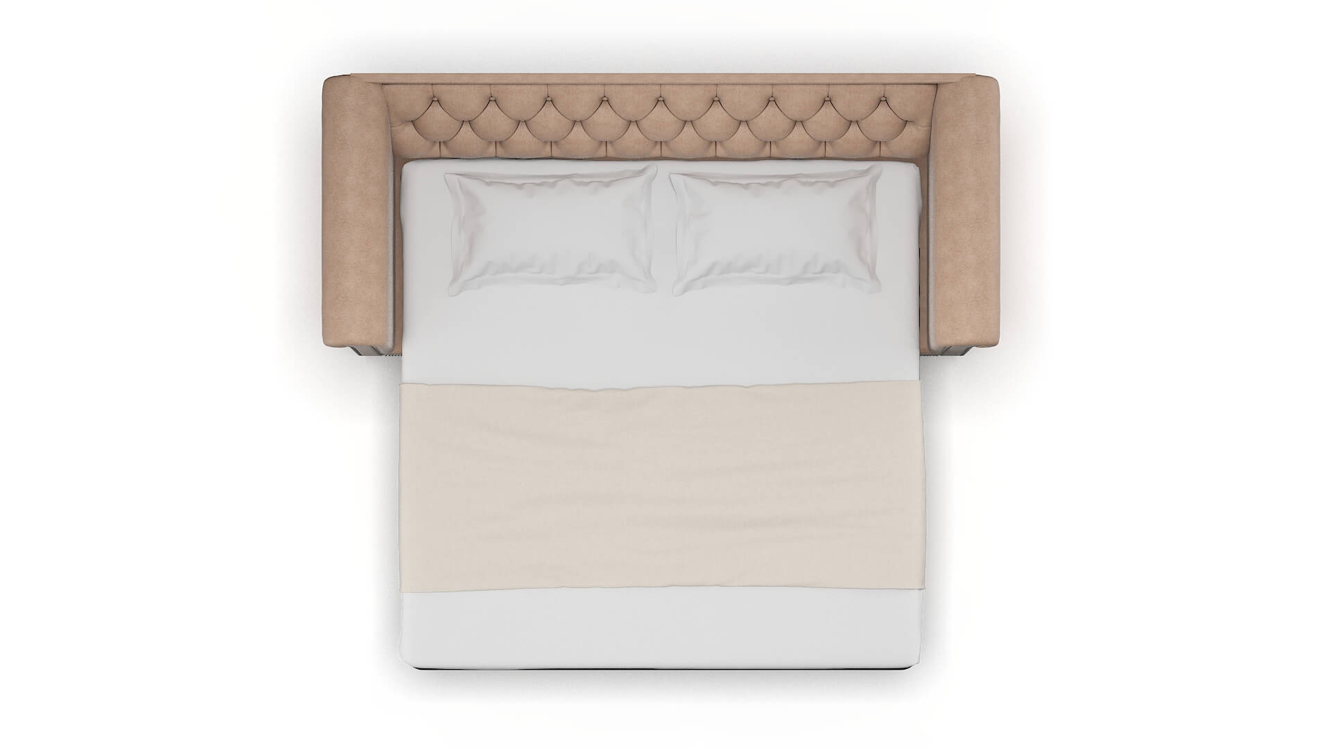 Athens Bella Cocoa Sofa Sleeper Espresso legs 3