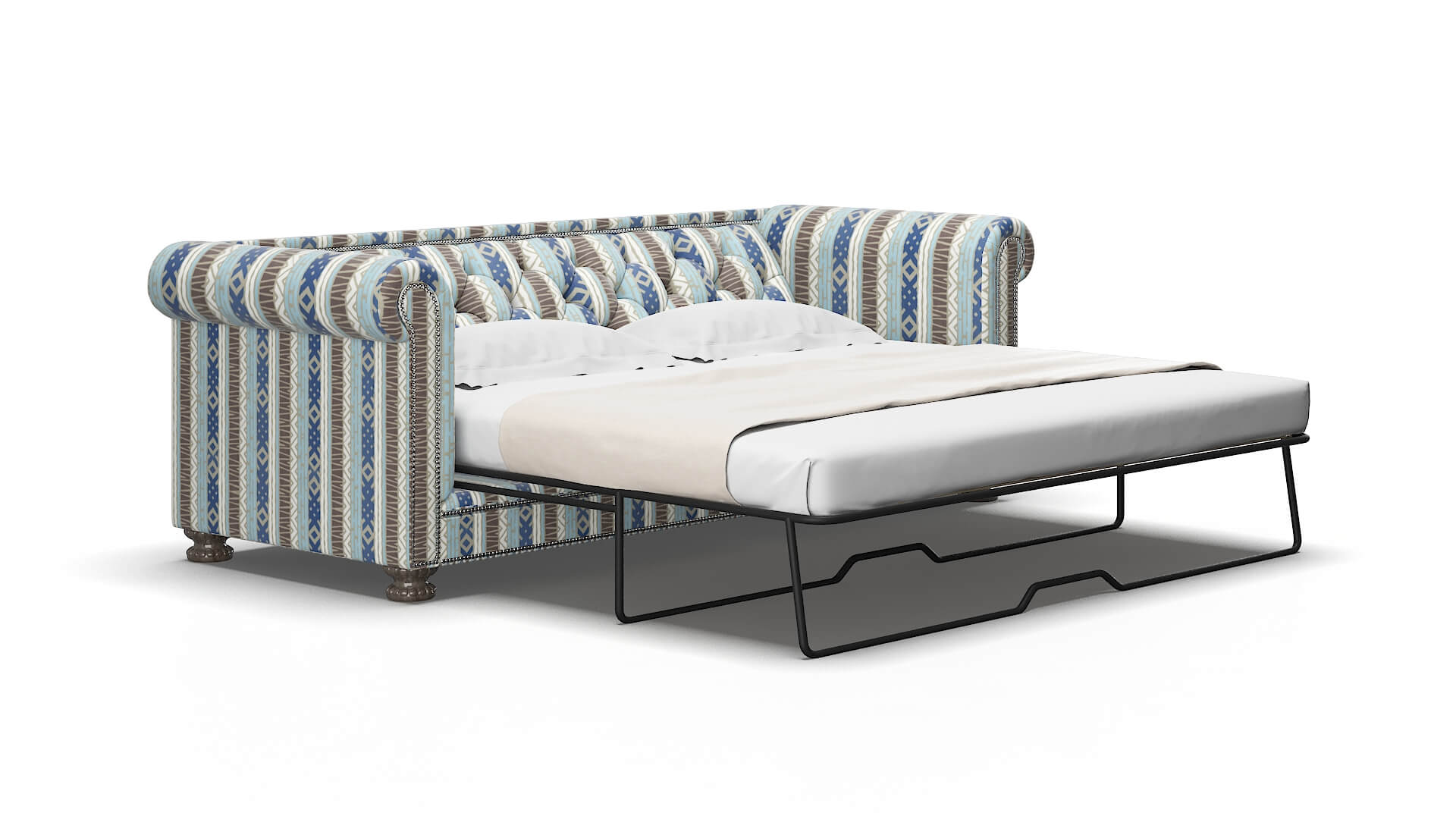 Athens Bodhi indigo Sofa sleeper Espresso Legs  2