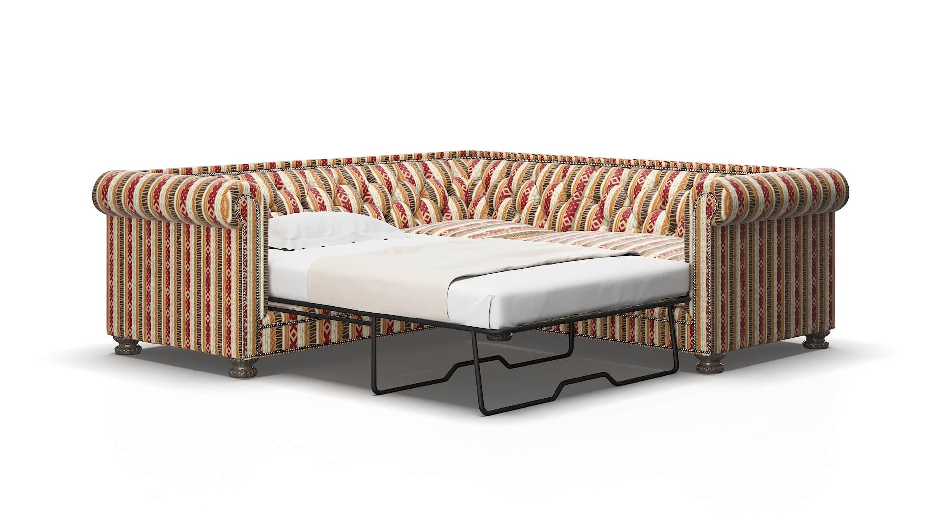 Athens Bodhi Tango Sectional Sleeper Espresso legs 2