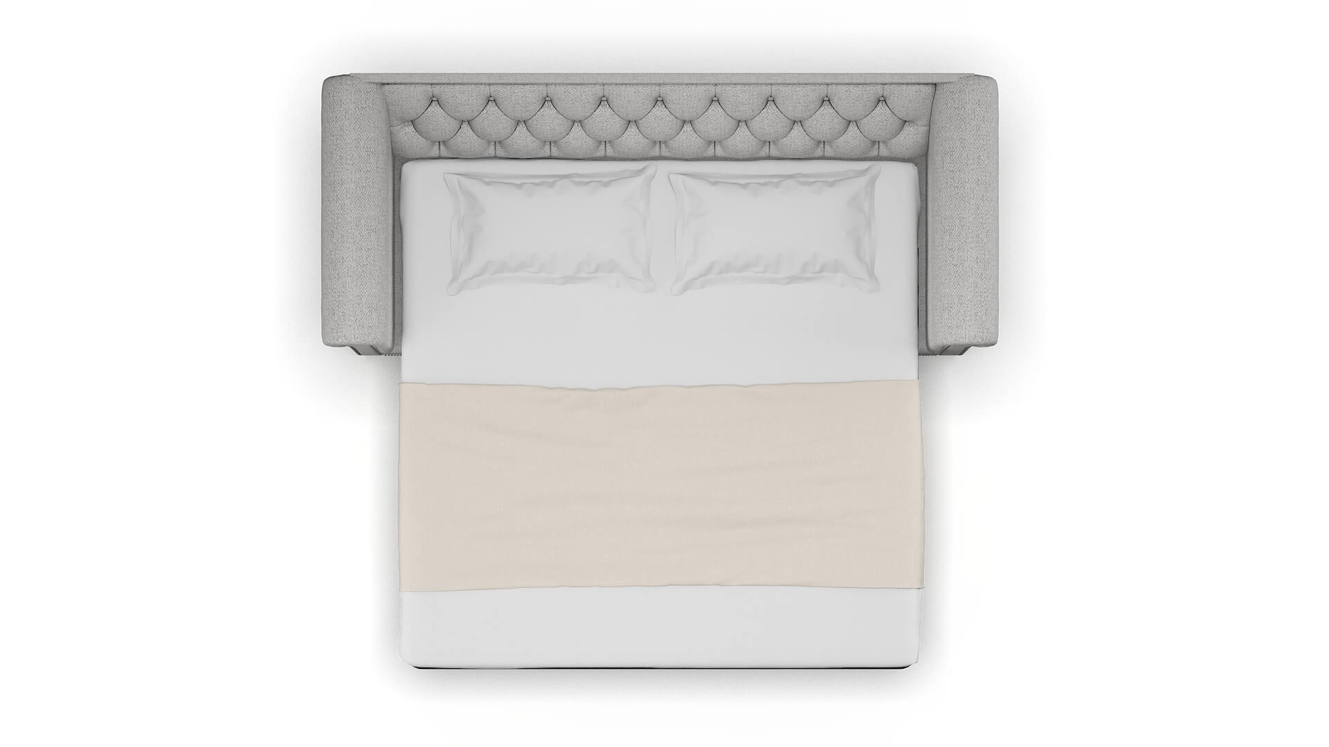 Athens Catalina Silver Sofa Sleeper Espresso legs 3