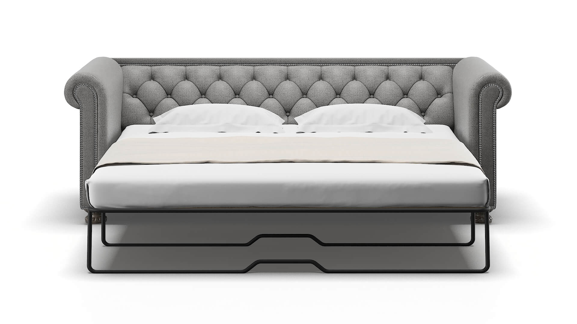 Athens Catalina Steel Sofa Sleeper Espresso legs 1