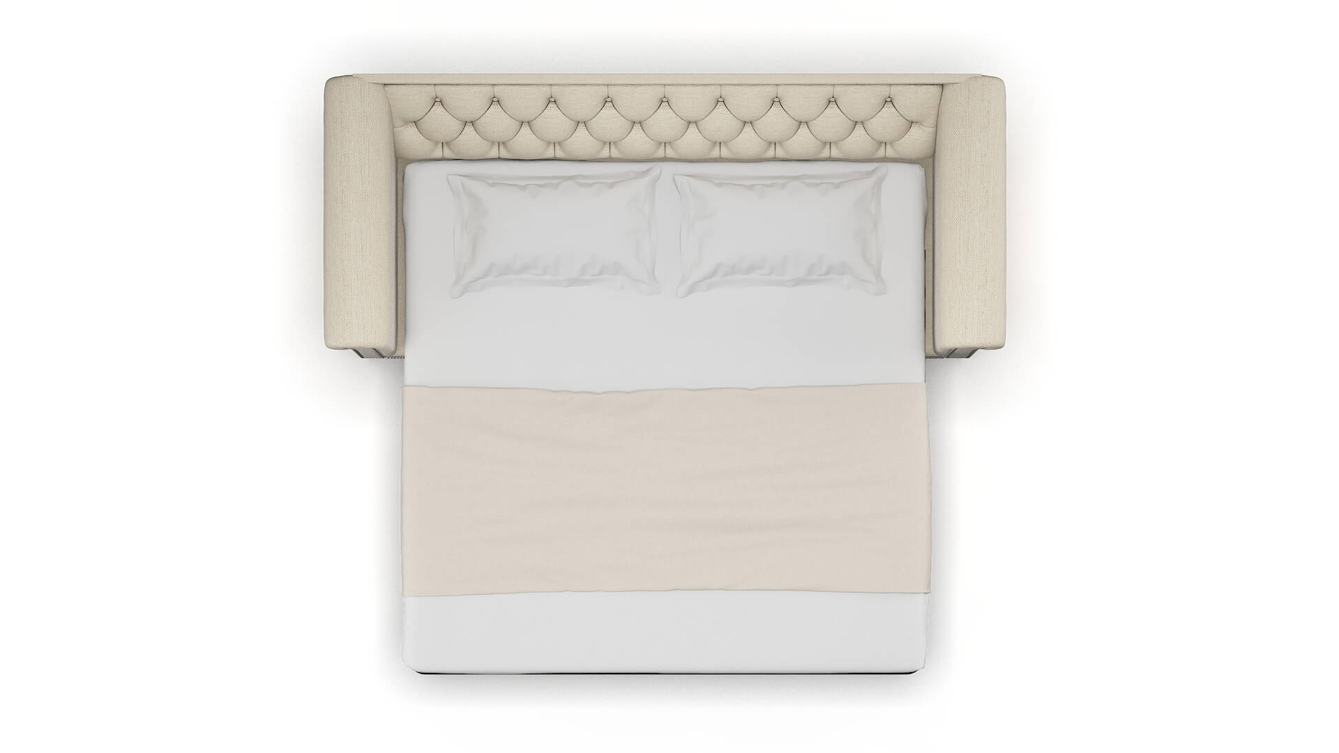 Athens Chance Sand Sofa Sleeper Espresso legs 3