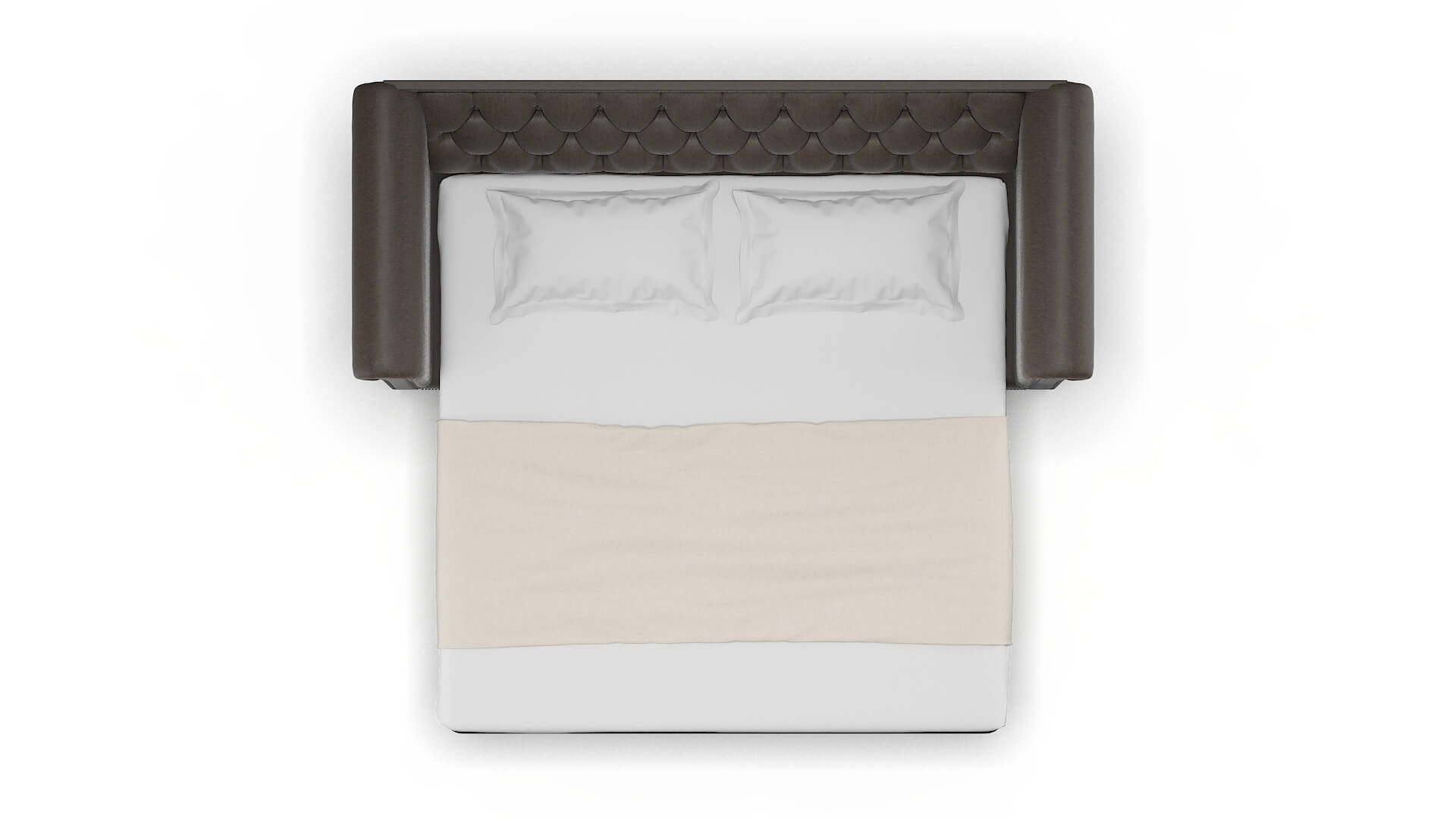 Athens Cosmo Chocolate Sofa Sleeper Espresso legs 3