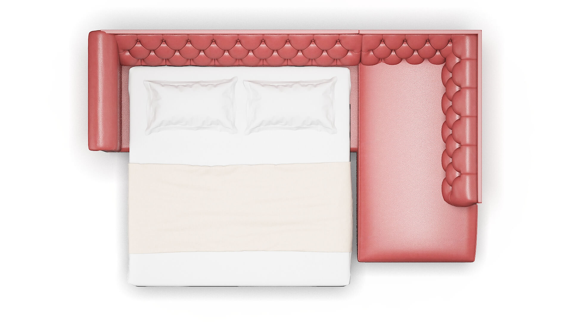 Athens Dillion Cordovan Panel Sleeper Espresso legs 3