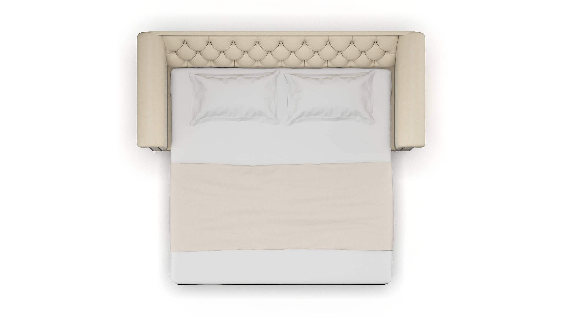 Athens Dream_d Almond Sofa Sleeper Espresso legs 3