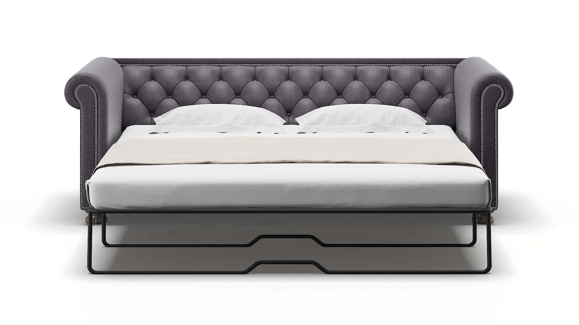 Athens Durham Ink Sofa Sleeper Espresso legs 1