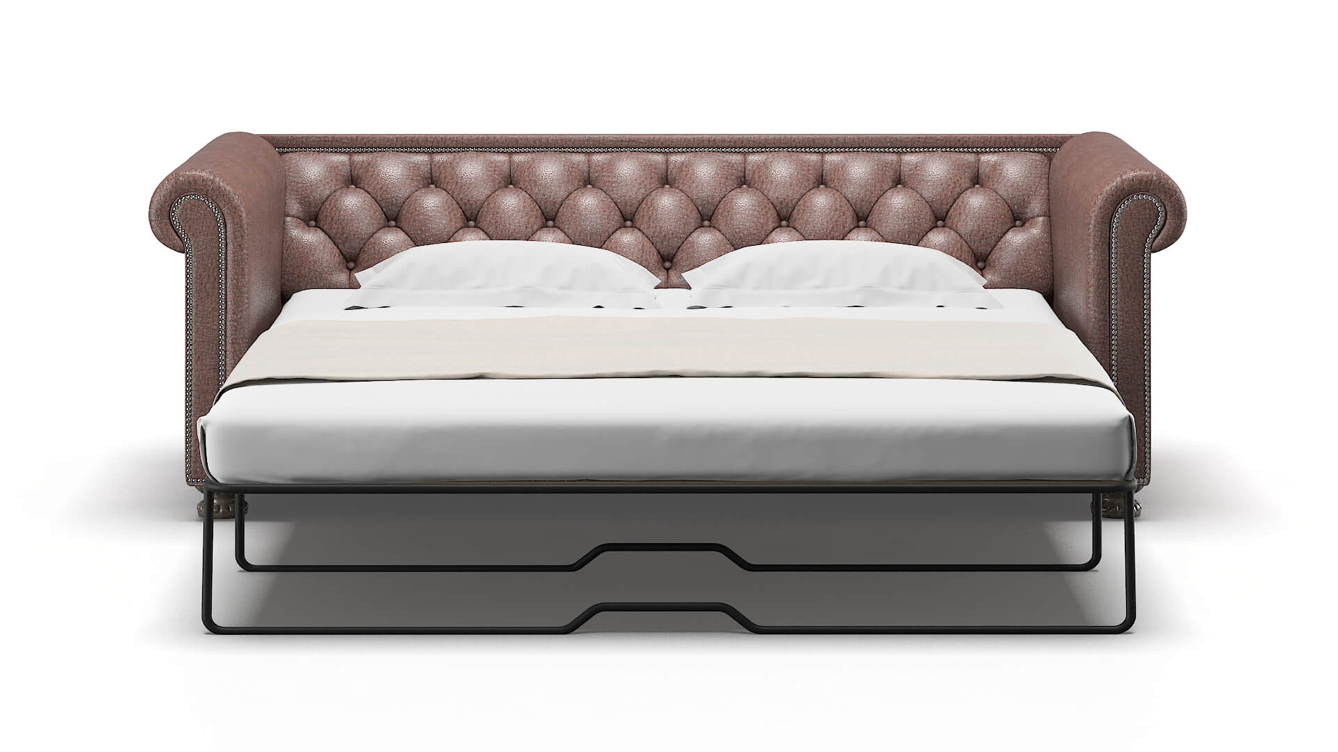 Athens Ford Brown Sofa Sleeper Espresso legs 1