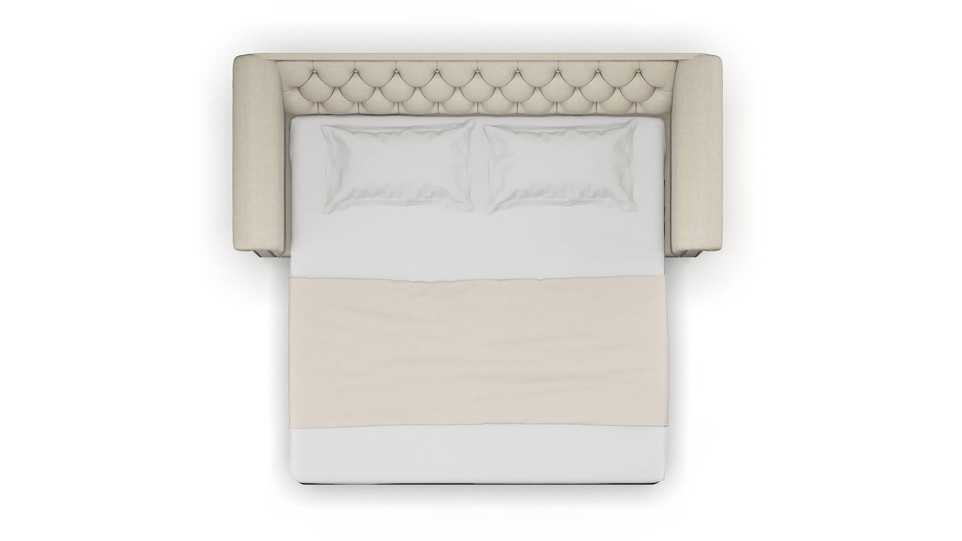 Athens Keylargo Almond Sofa Sleeper Espresso legs 3