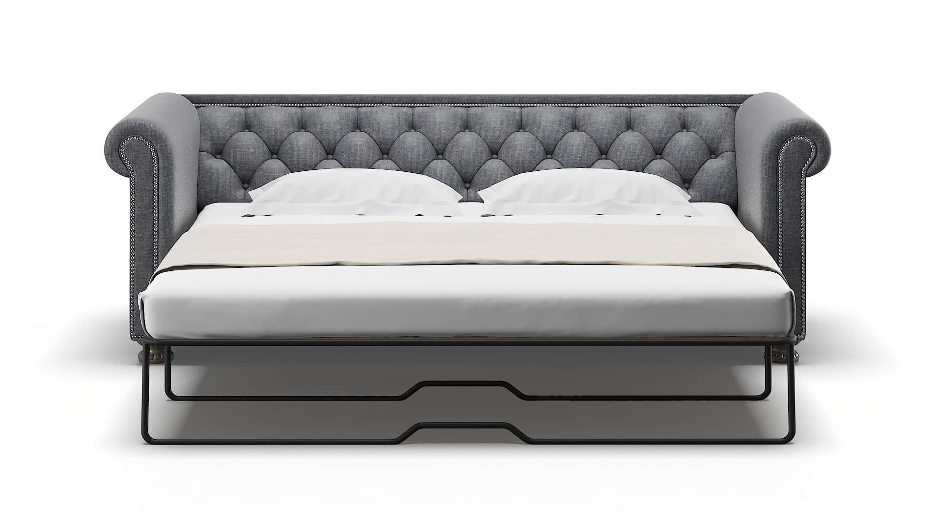 Athens Keylargo Graphite Sofa Sleeper Espresso legs 1