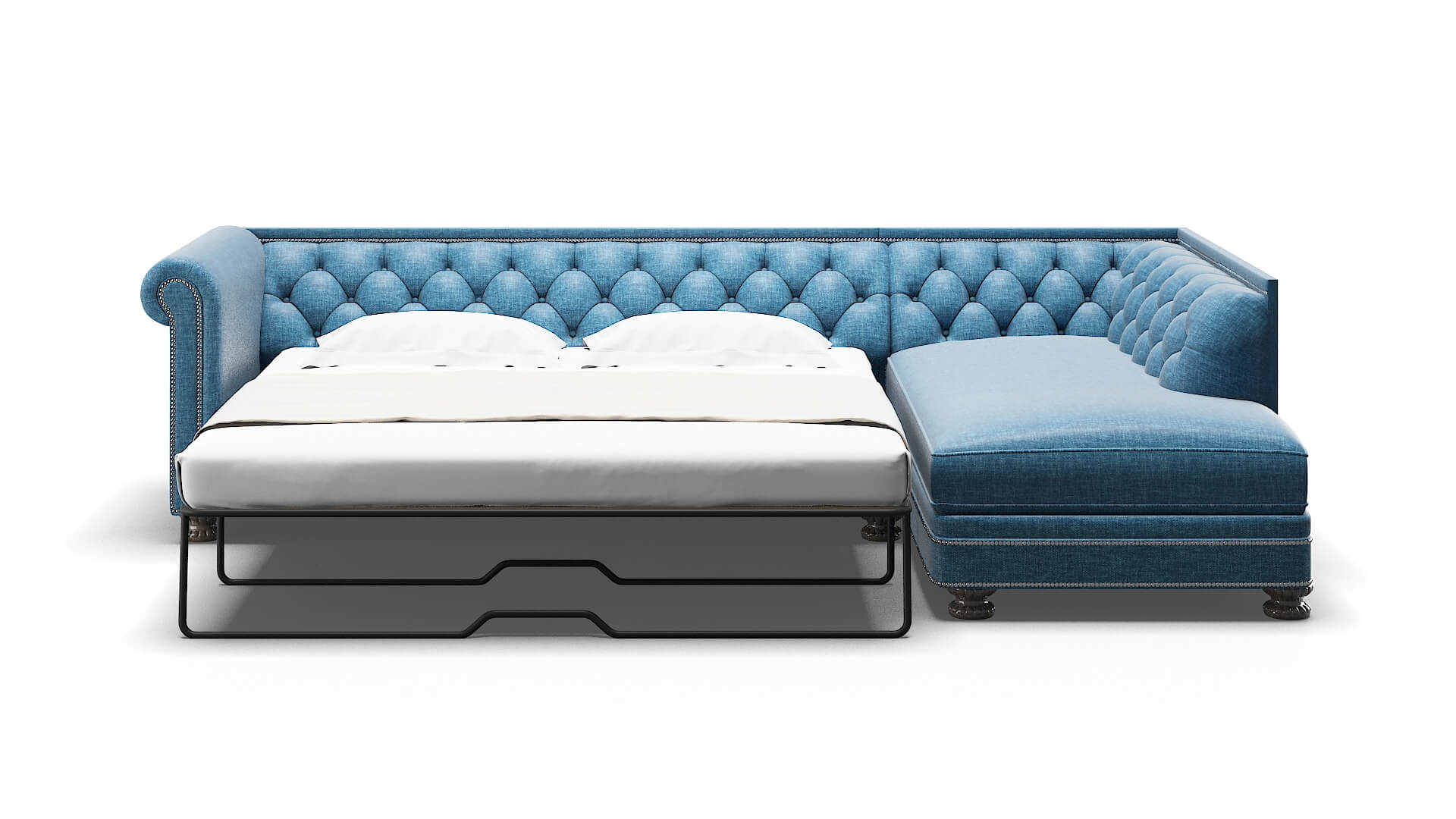 Athens Keylargo Ocean Panel Sleeper Espresso legs 1