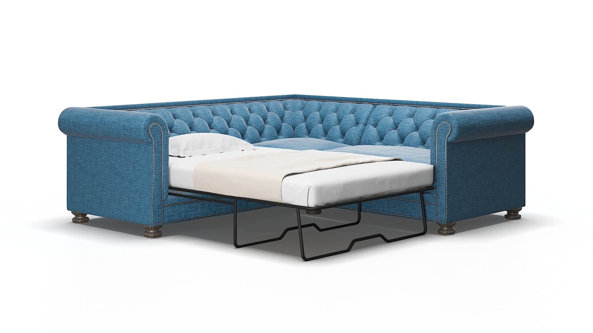 Athens Keylargo ocean Sectional sleeper Espresso Legs  2