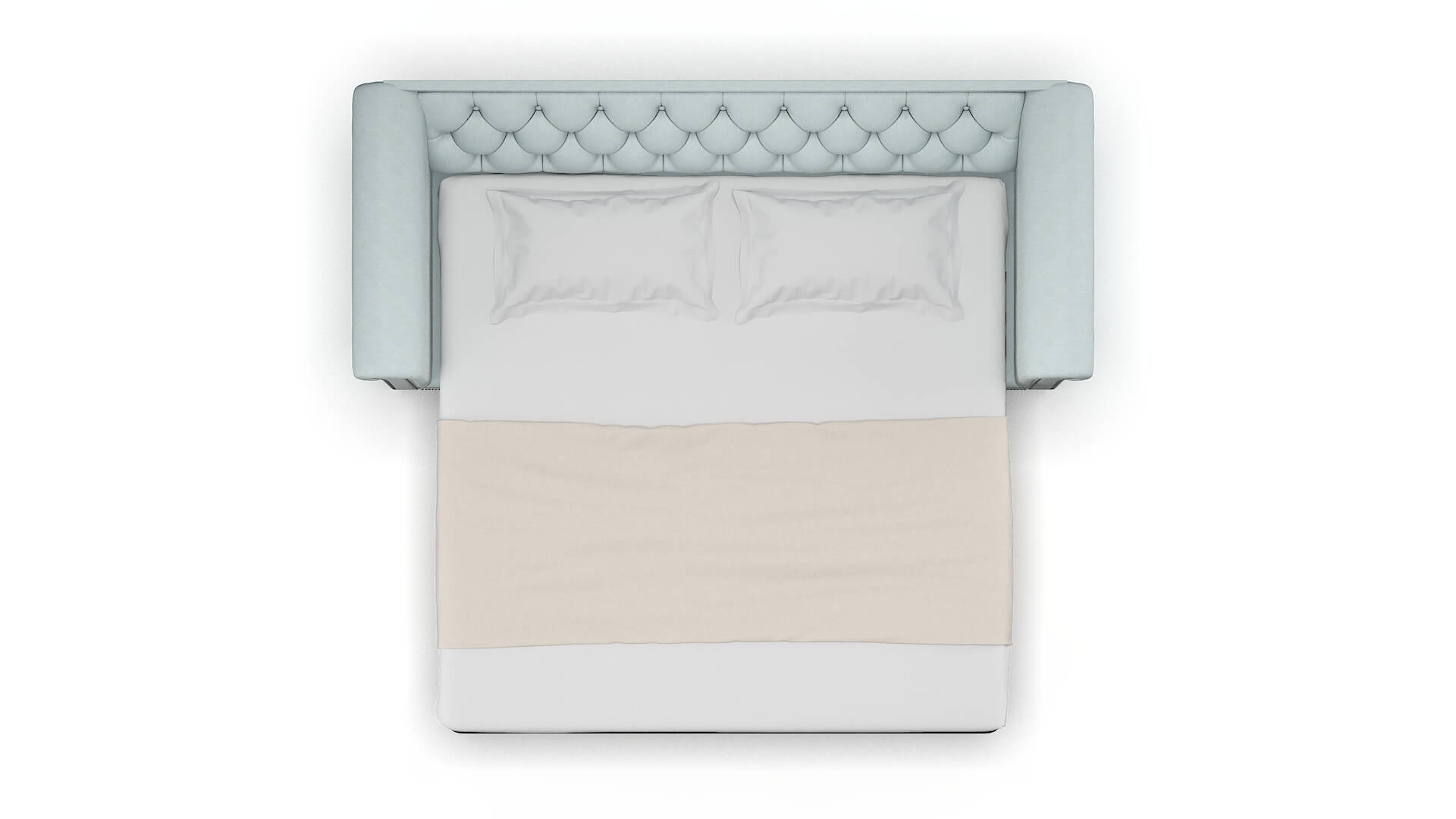 Athens Leslie Robins_egg Sofa Sleeper Espresso legs 3