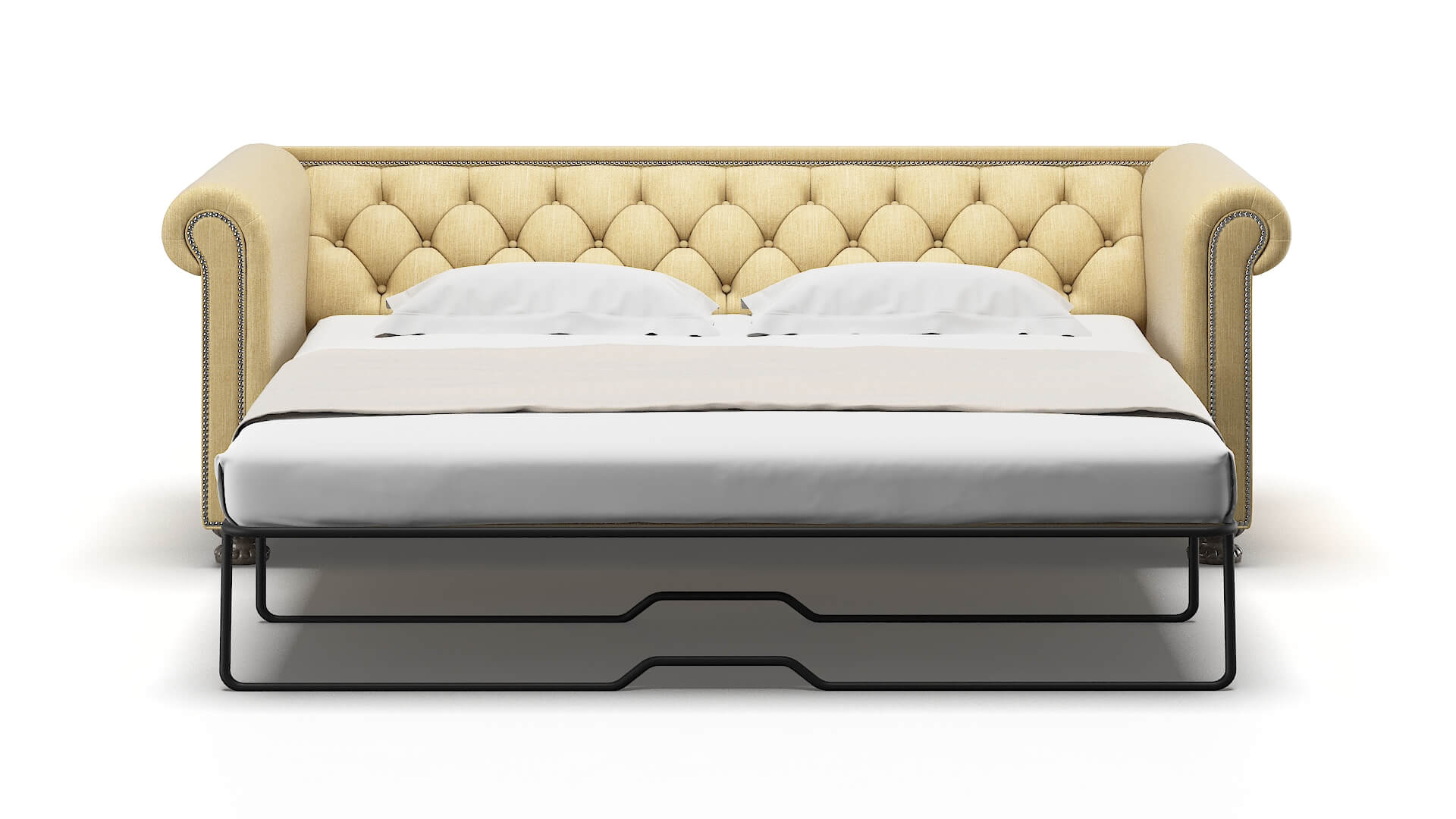 Athens Malibu Maize Sofa Sleeper Espresso legs 1