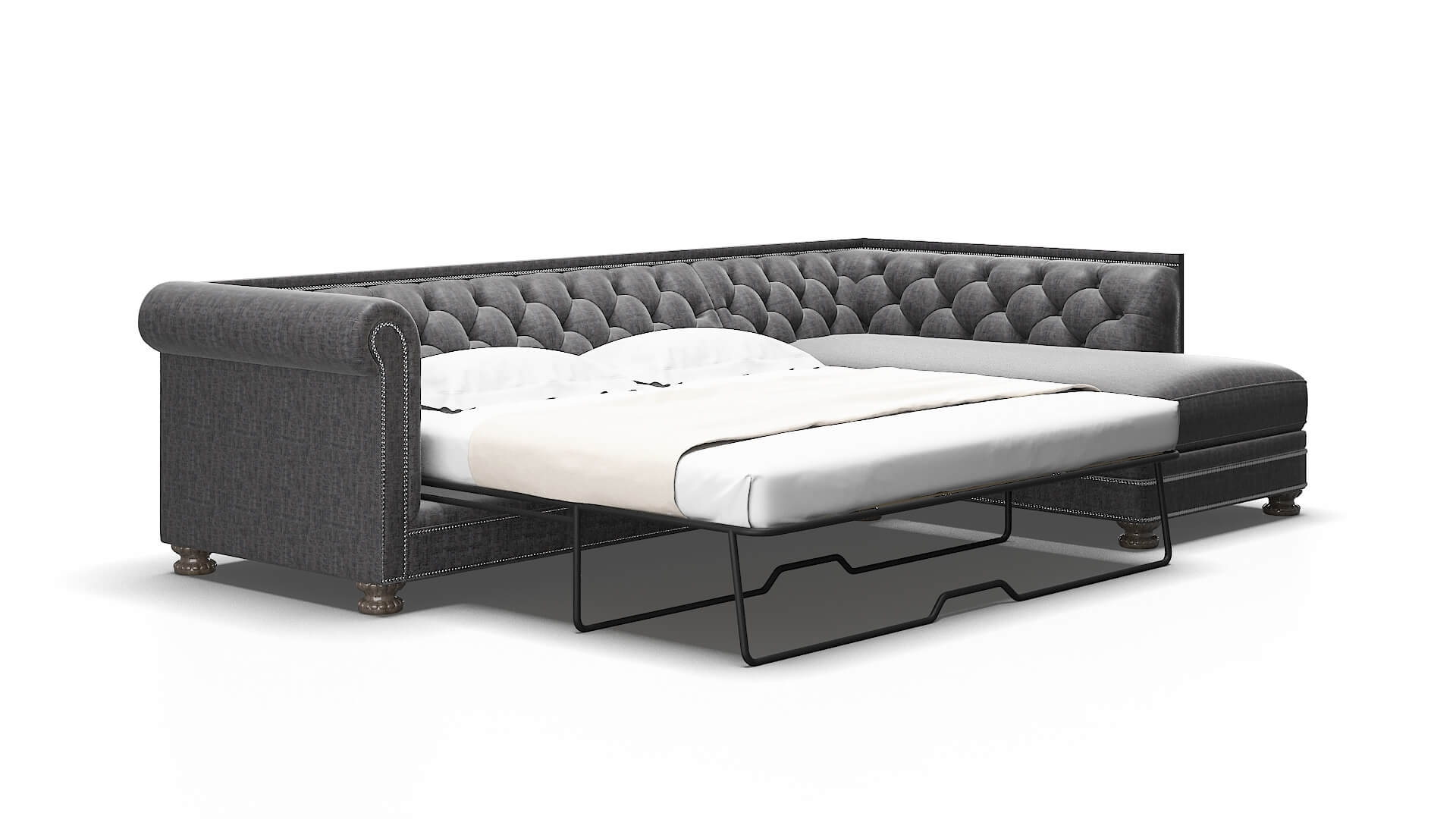 Athens Marcy baltic Panel sleeper Espresso Legs  2