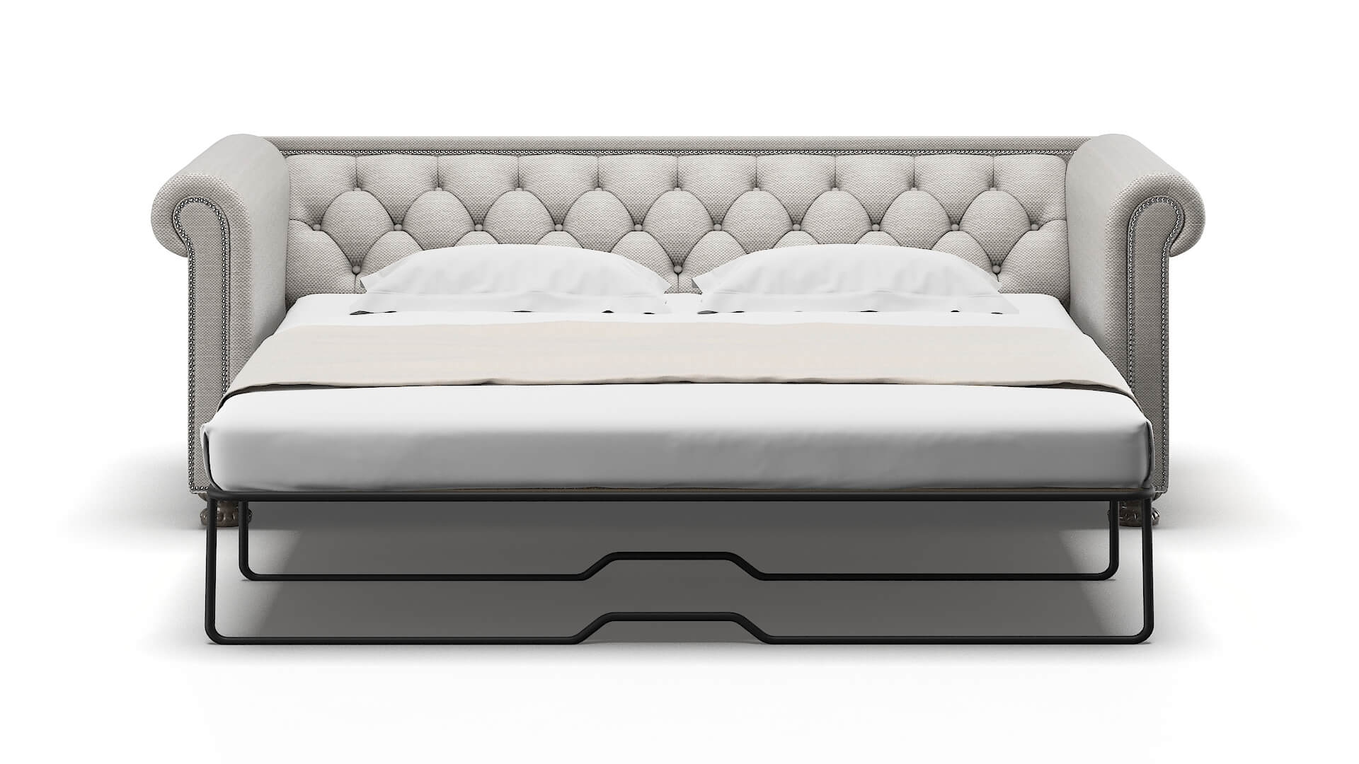 Athens Naples Ash Sofa Sleeper Espresso legs 1