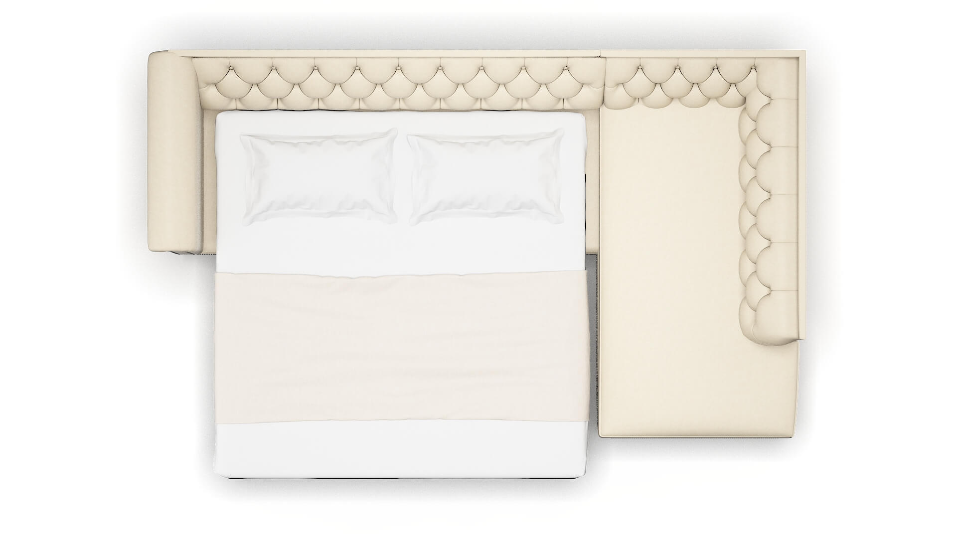 Athens Noble Buckwheat Panel Sleeper Espresso legs 3