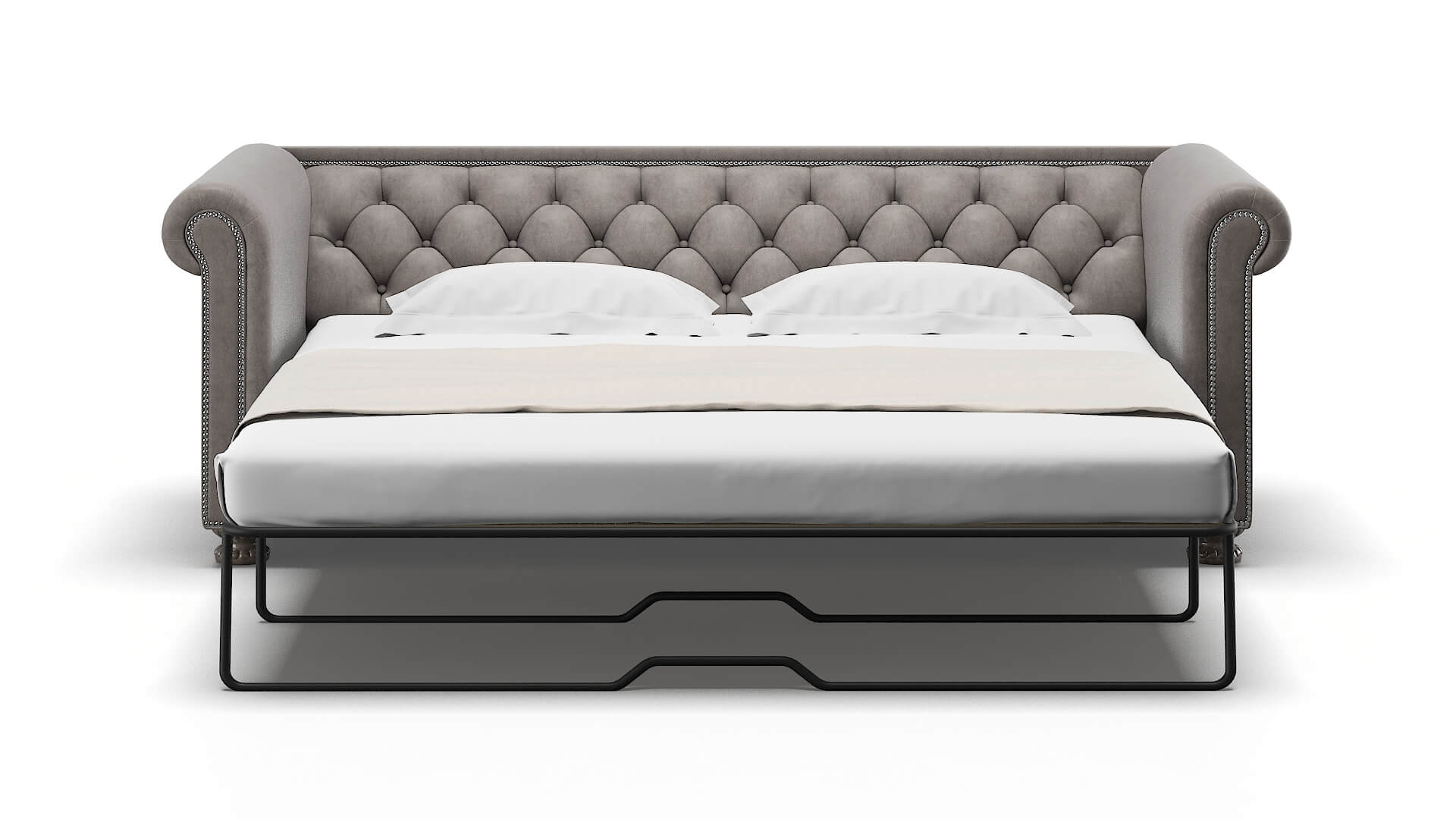 Athens Noble Otter Sofa Sleeper Espresso legs 1