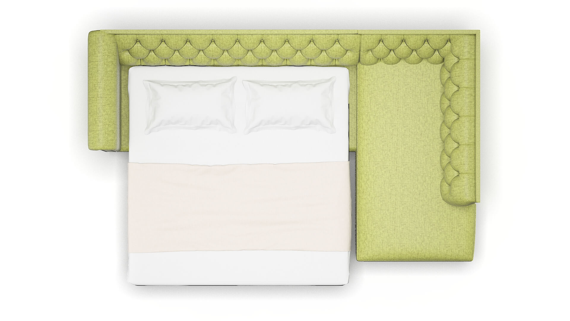 Athens Notion Appletini Panel Sleeper Espresso legs 3