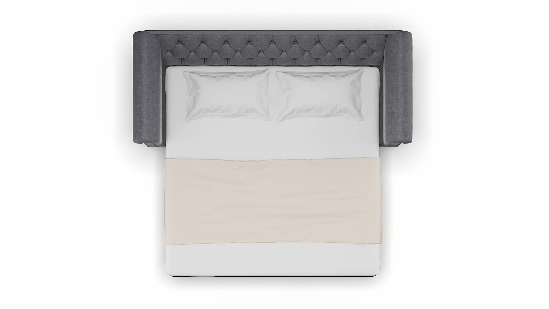 Athens Notion Graphite Sofa Sleeper Espresso legs 3