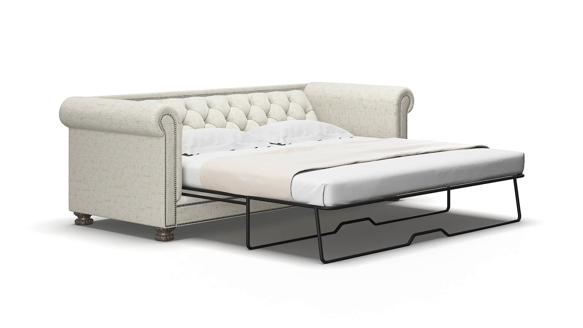 Athens Oceanside Birch Sofa Sleeper Espresso legs 2