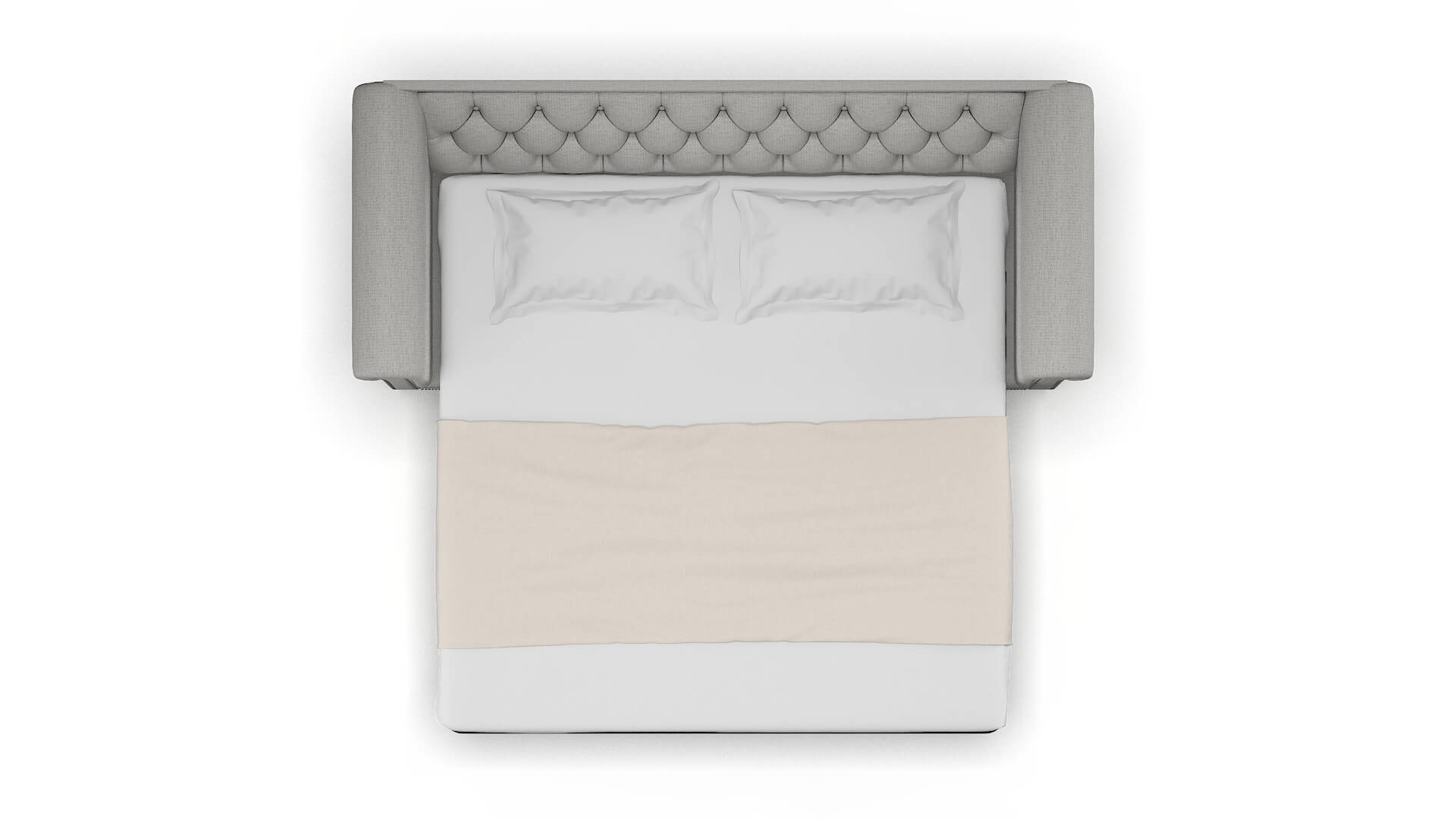 Athens Parker Silver Sofa Sleeper Espresso legs 3