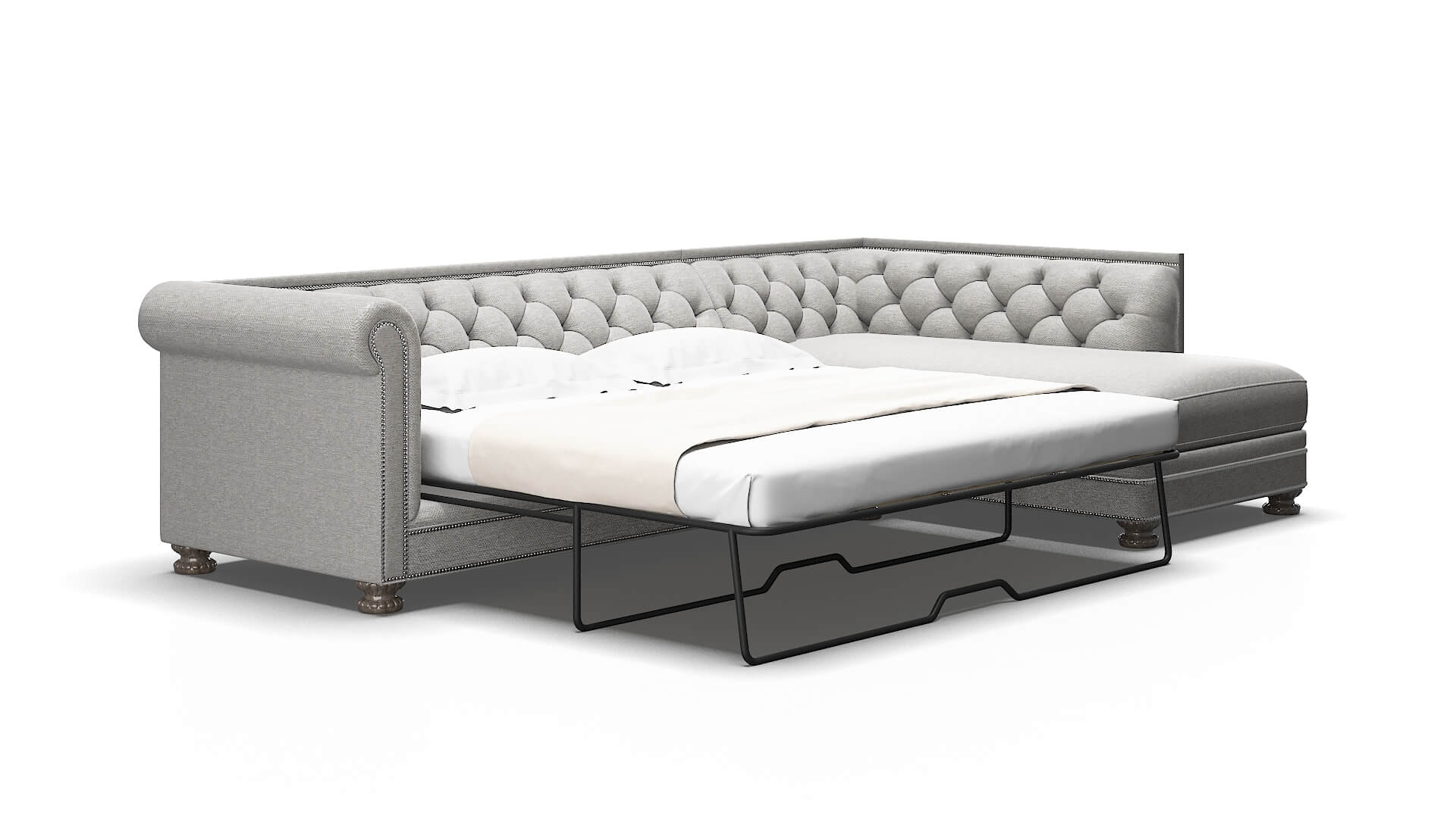 Athens Phoenix smoke Panel sleeper Espresso Legs  2