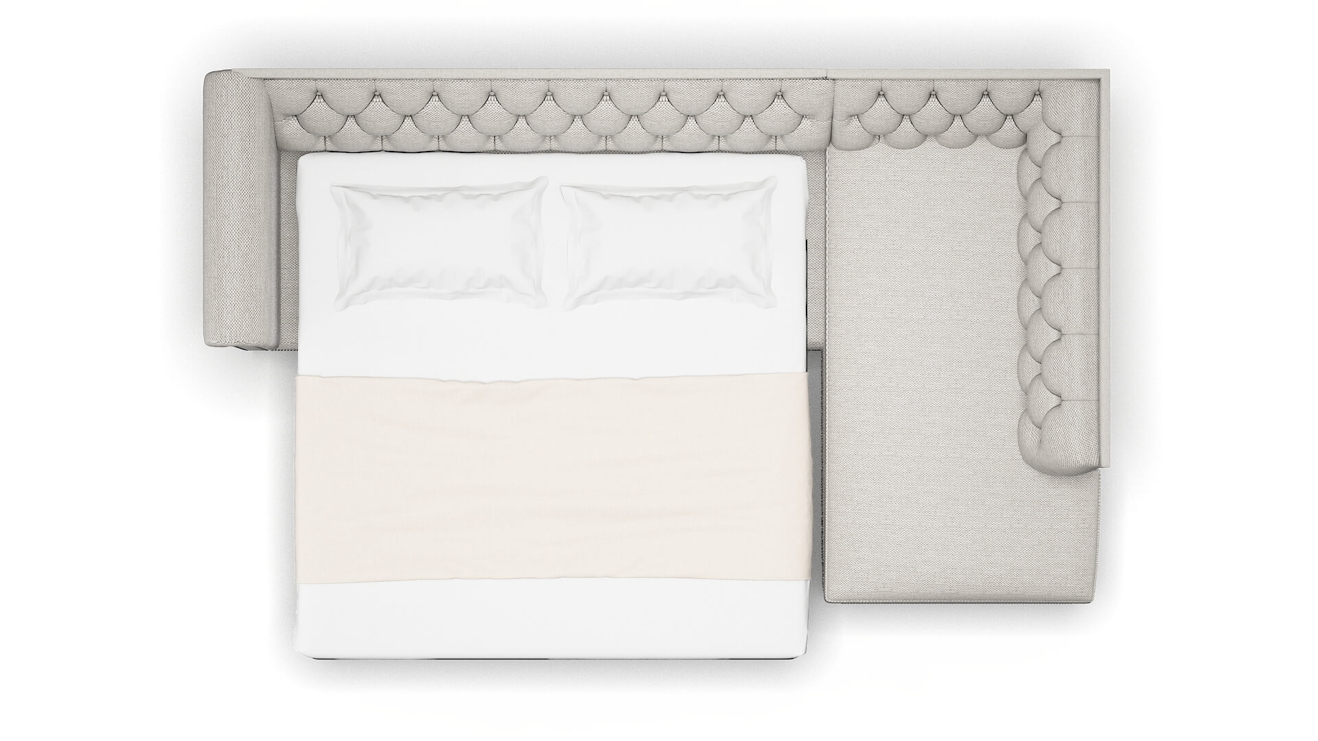 Athens Phoenix Sterling Panel Sleeper Espresso legs 3