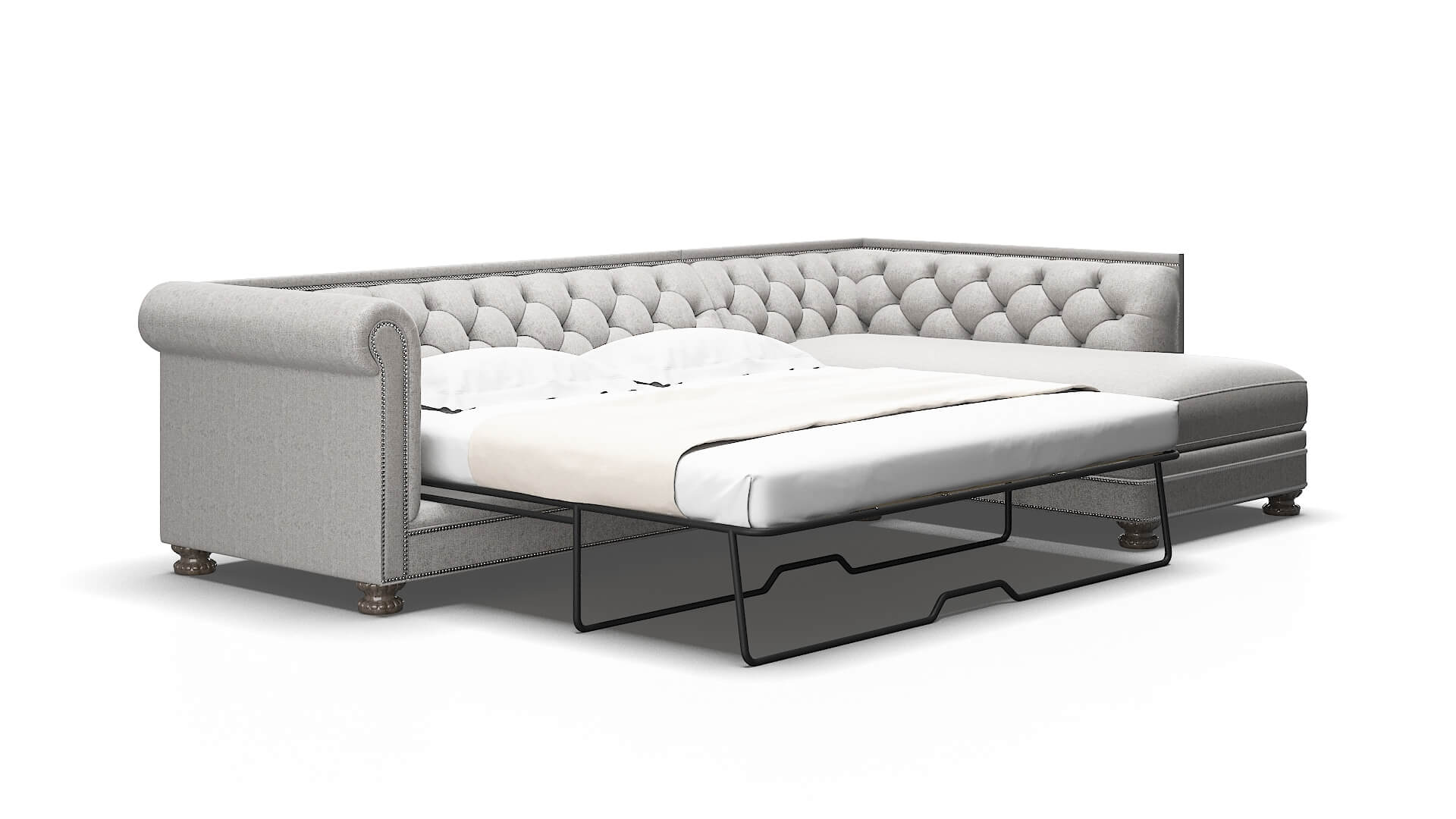 Athens Prime ash Panel sleeper Espresso Legs  2