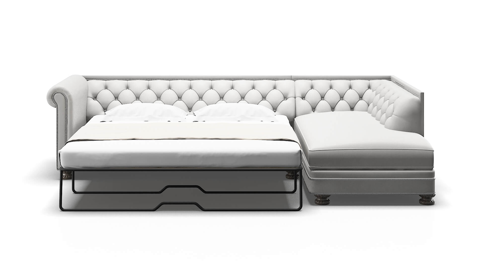 Athens Prisma Steam Panel Sleeper Espresso legs 1