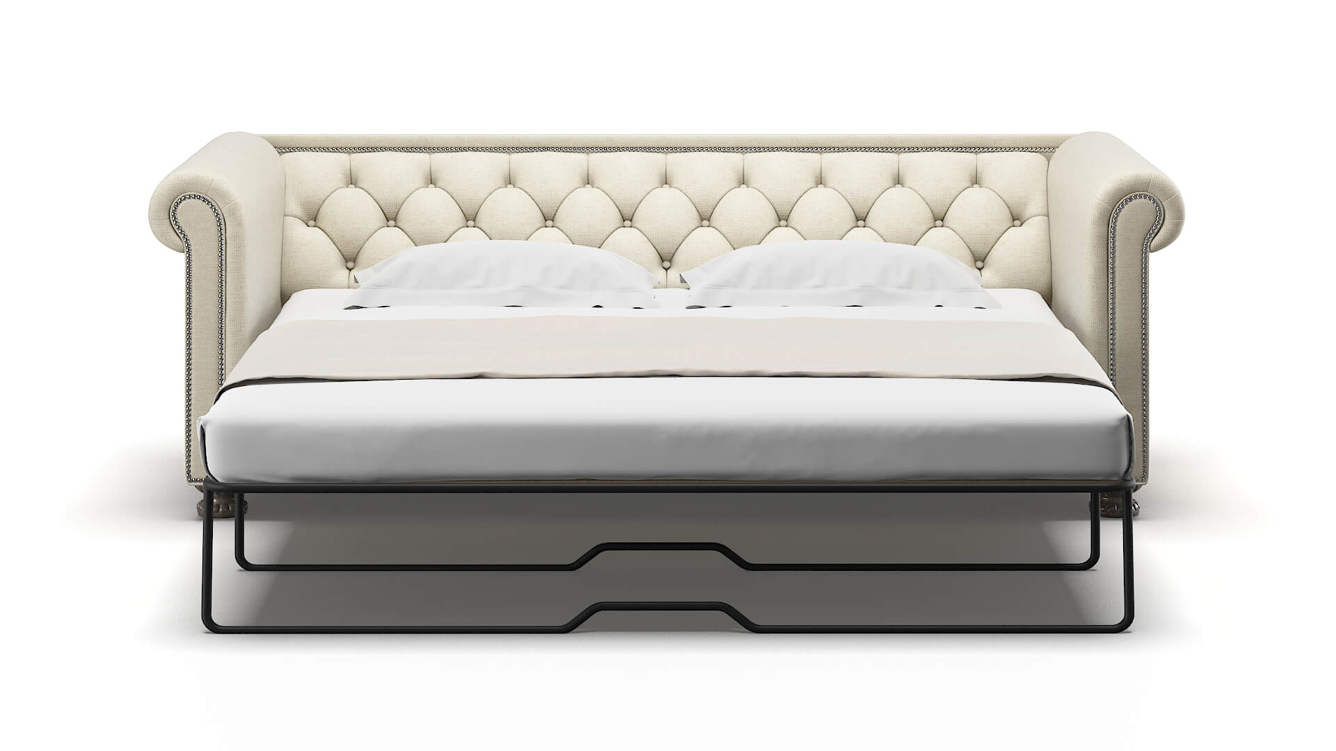 Athens Redondo Oyster Sofa Sleeper Espresso legs 1