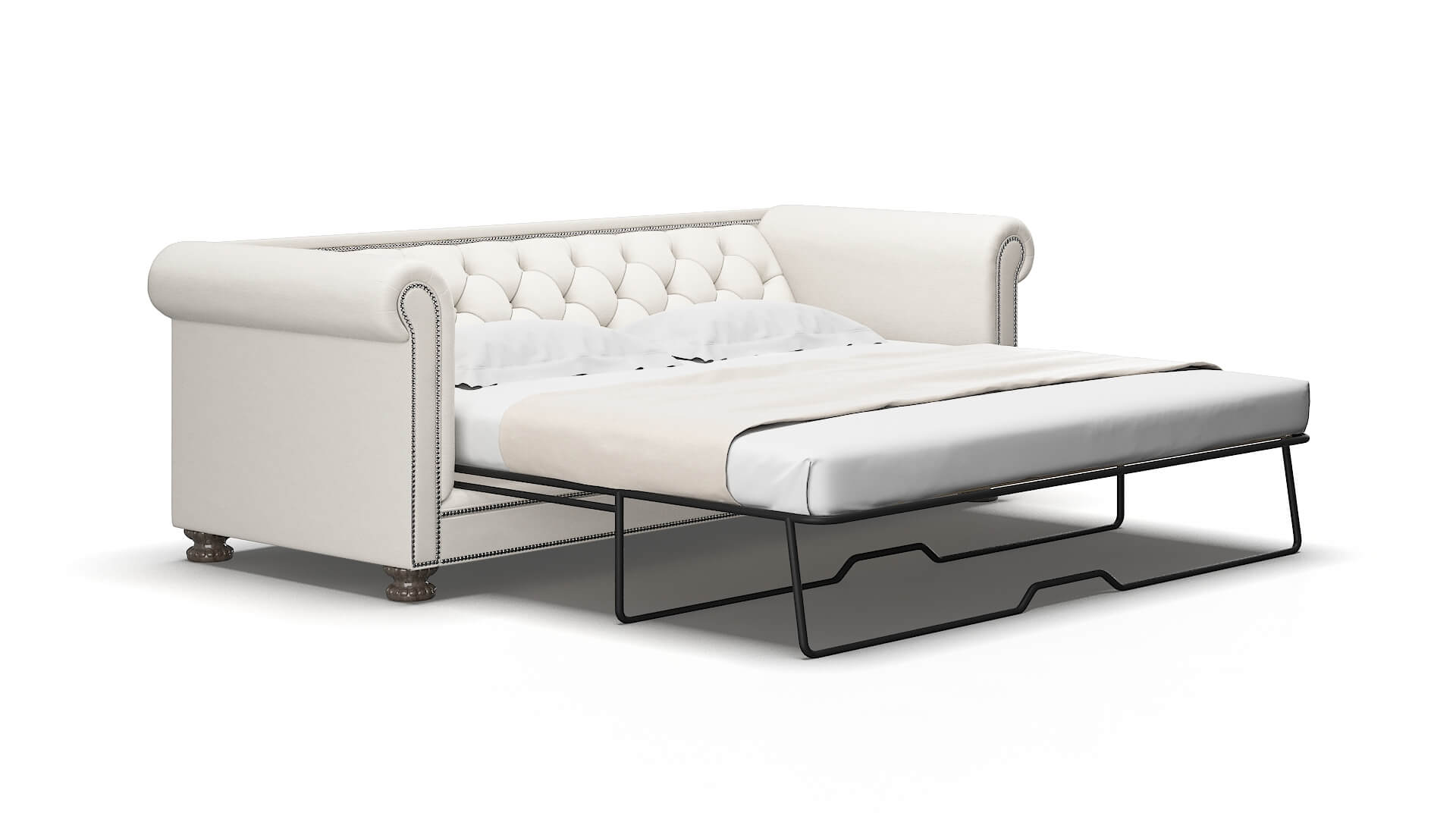 Athens Redondo pearl Sofa sleeper Espresso Legs  2