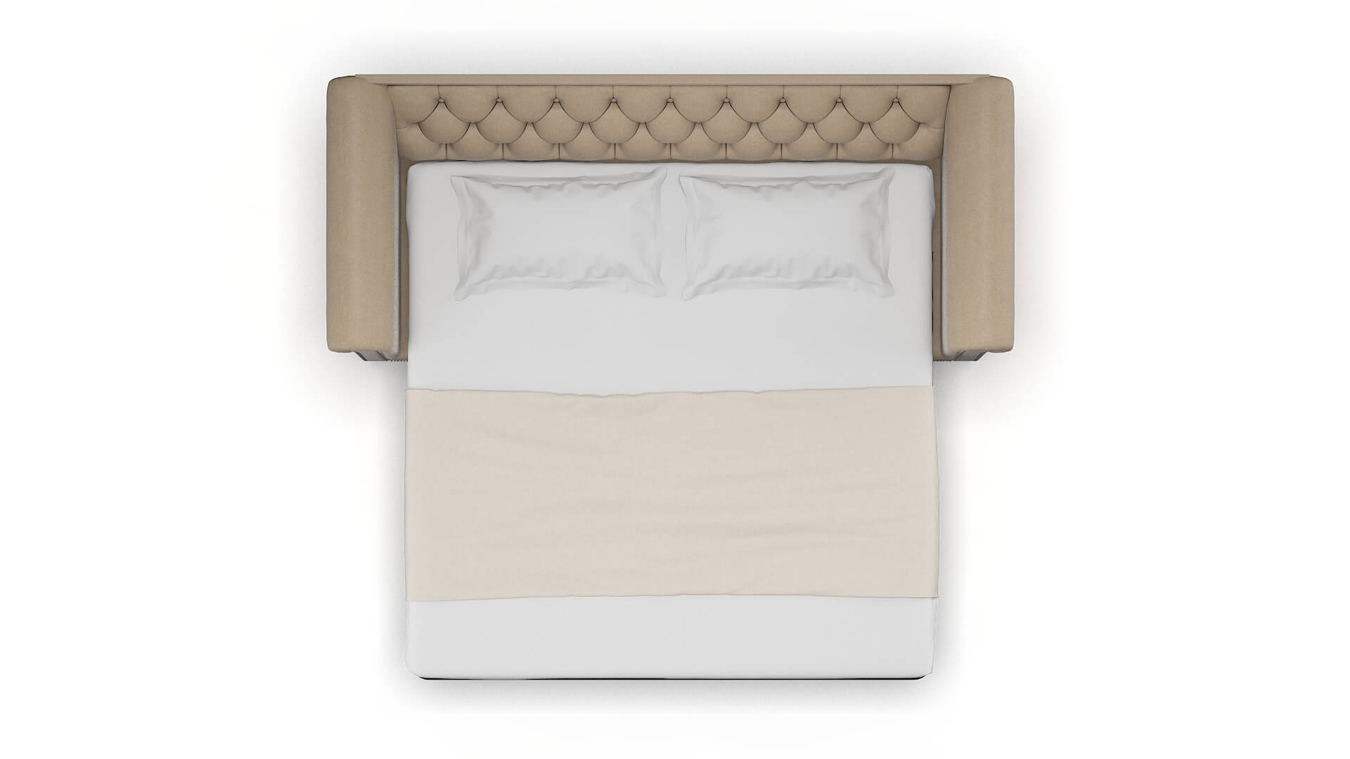 Athens Rocket Cappuccino Sofa Sleeper Espresso legs 3