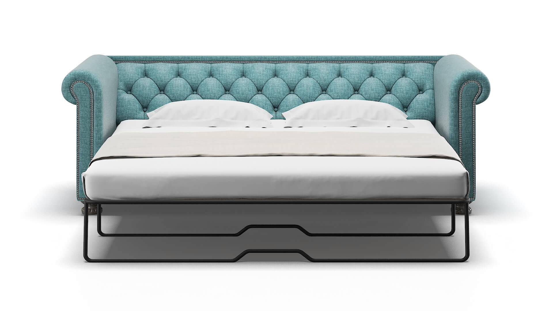 Athens Rocket Peacock Sofa Sleeper Espresso legs 1