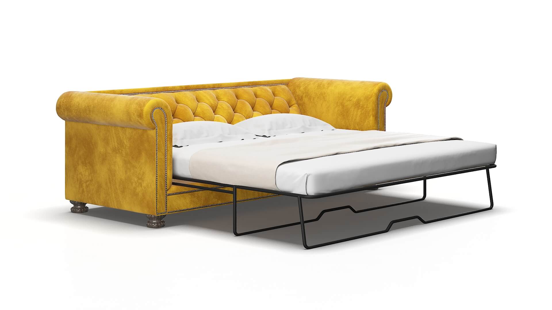 Athens Royale marigold Sofa sleeper Espresso Legs  2