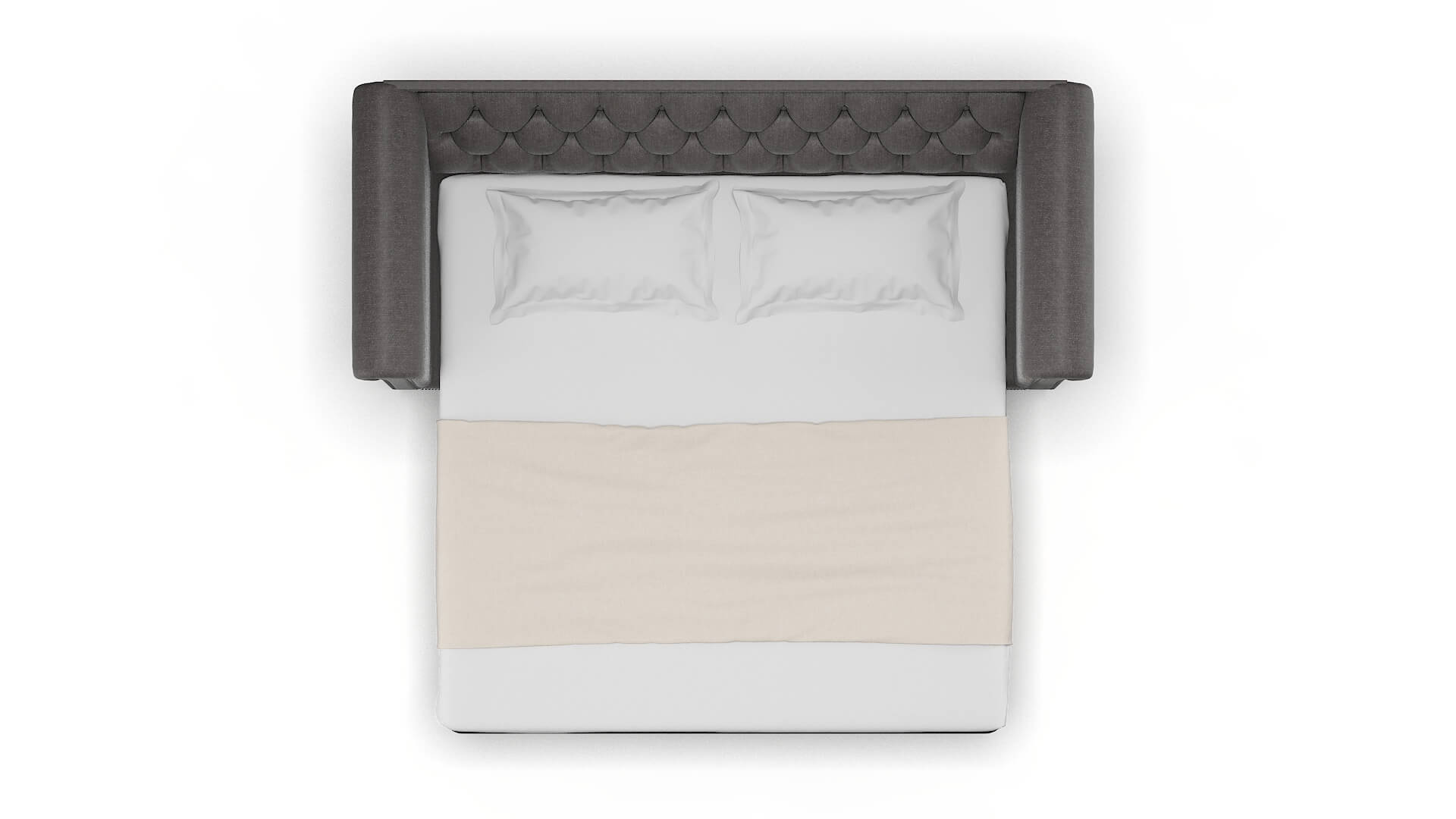 Athens Sasha Grey Sofa Sleeper Espresso legs 3