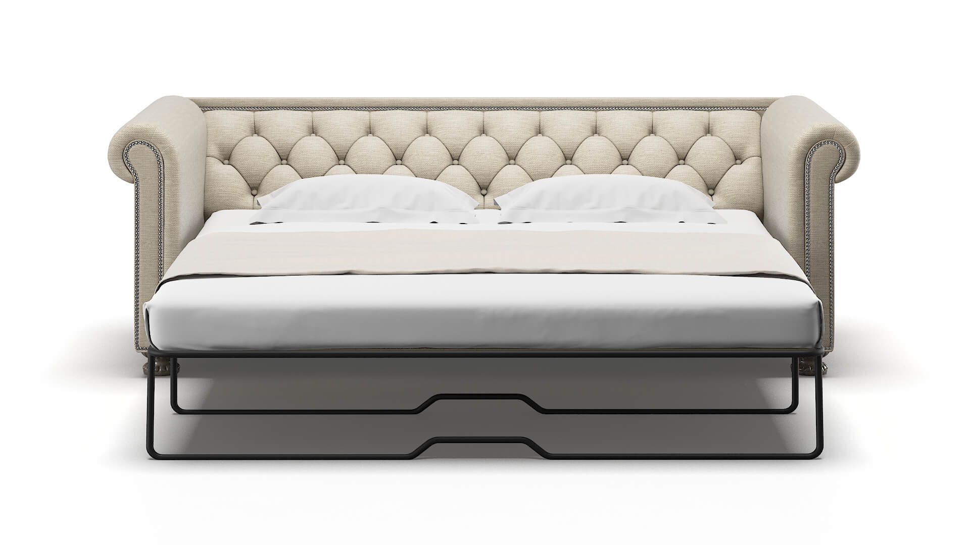 Athens Sosoftness 72 Sofa Sleeper Espresso legs 1