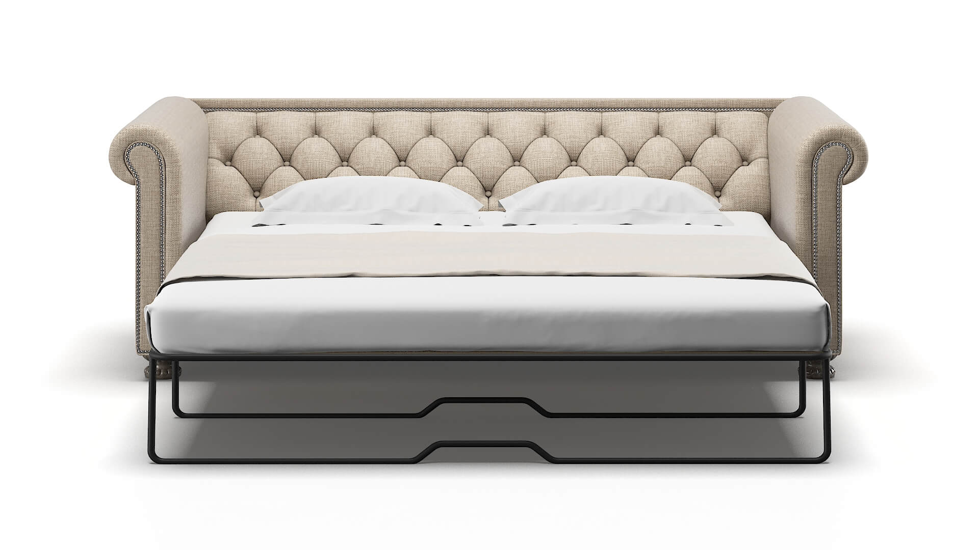 Athens Sosoftness 74 Sofa Sleeper Espresso legs 1