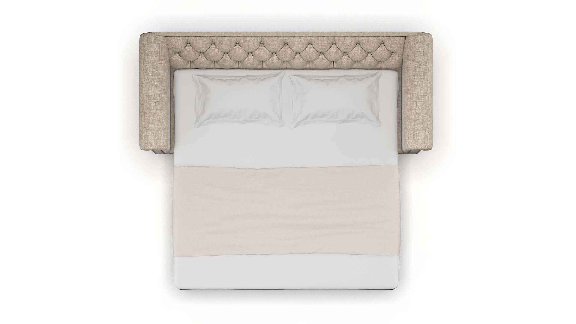 Athens Sosoftness 74 Sofa Sleeper Espresso legs 3