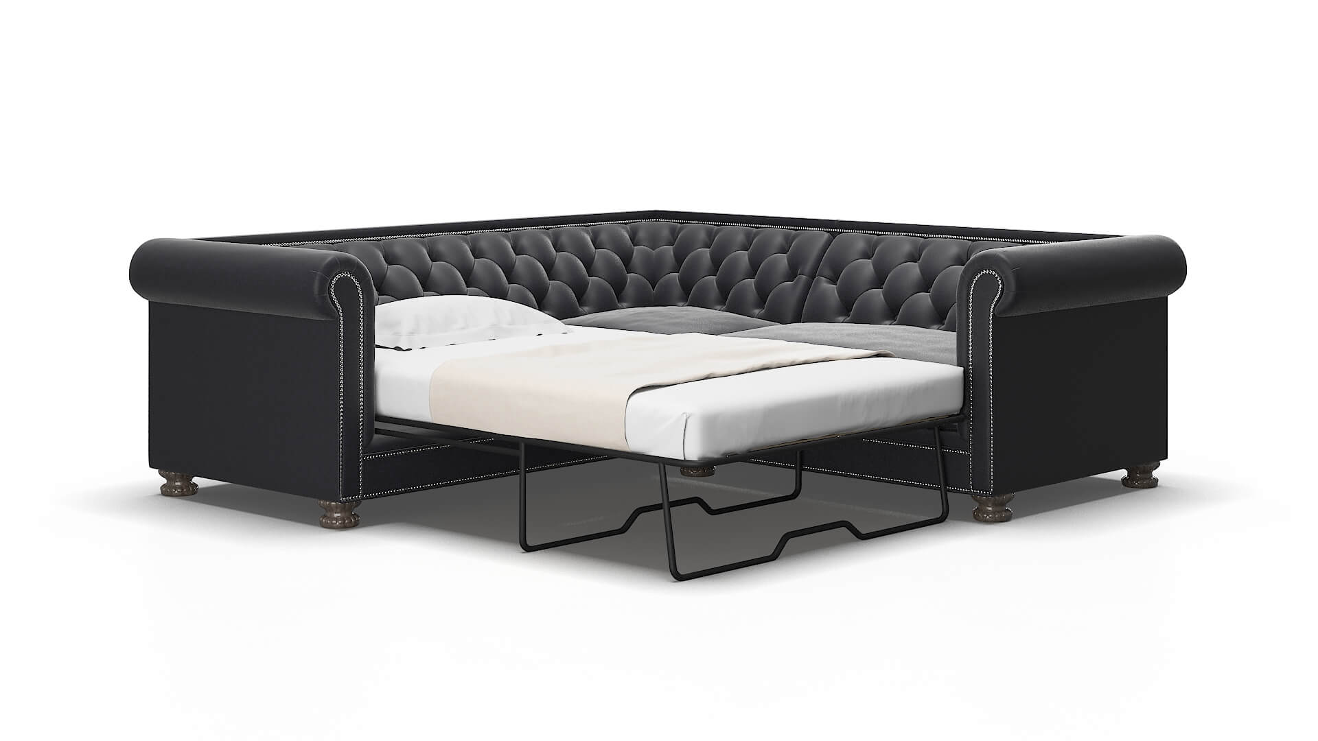 Athens Urban_d eclipse Sectional sleeper Espresso Legs  2