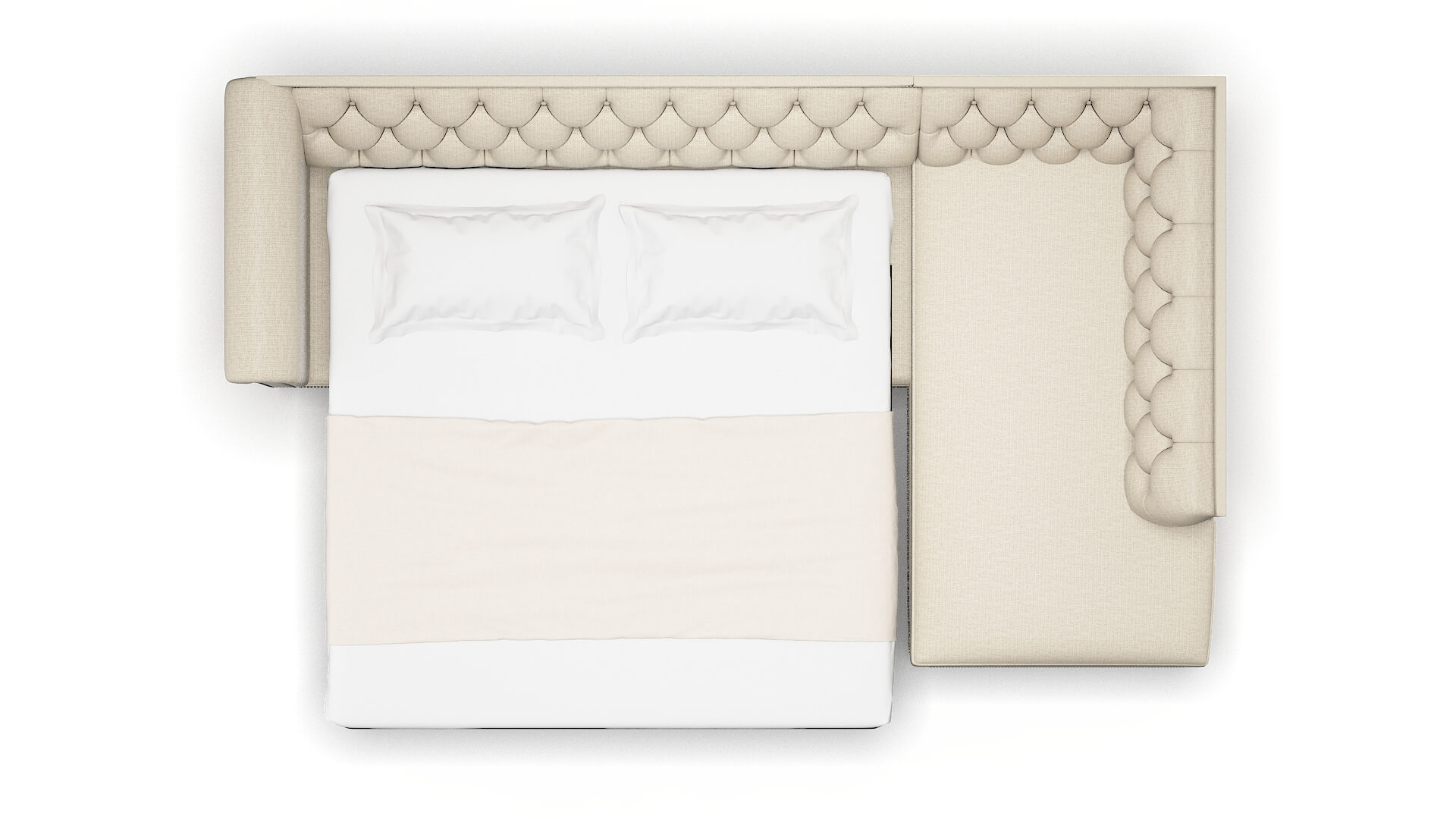 Athens Urban_d Silver Panel Sleeper Espresso legs 3