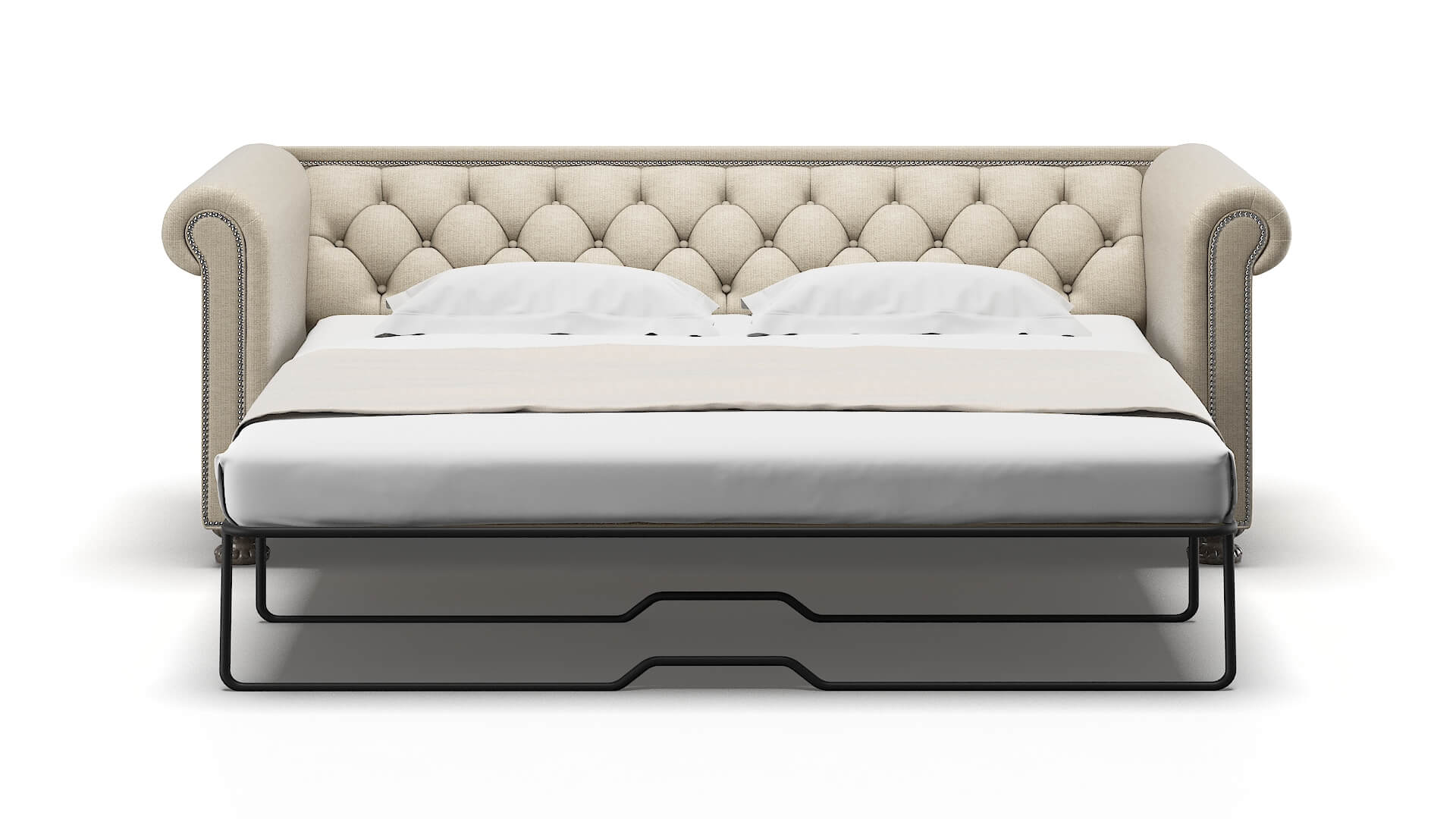 Athens Urban_d Silver Sofa Sleeper Espresso legs 1