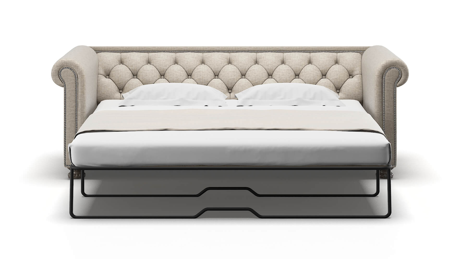 Athens Urban_d Steel Sofa Sleeper Espresso legs 1