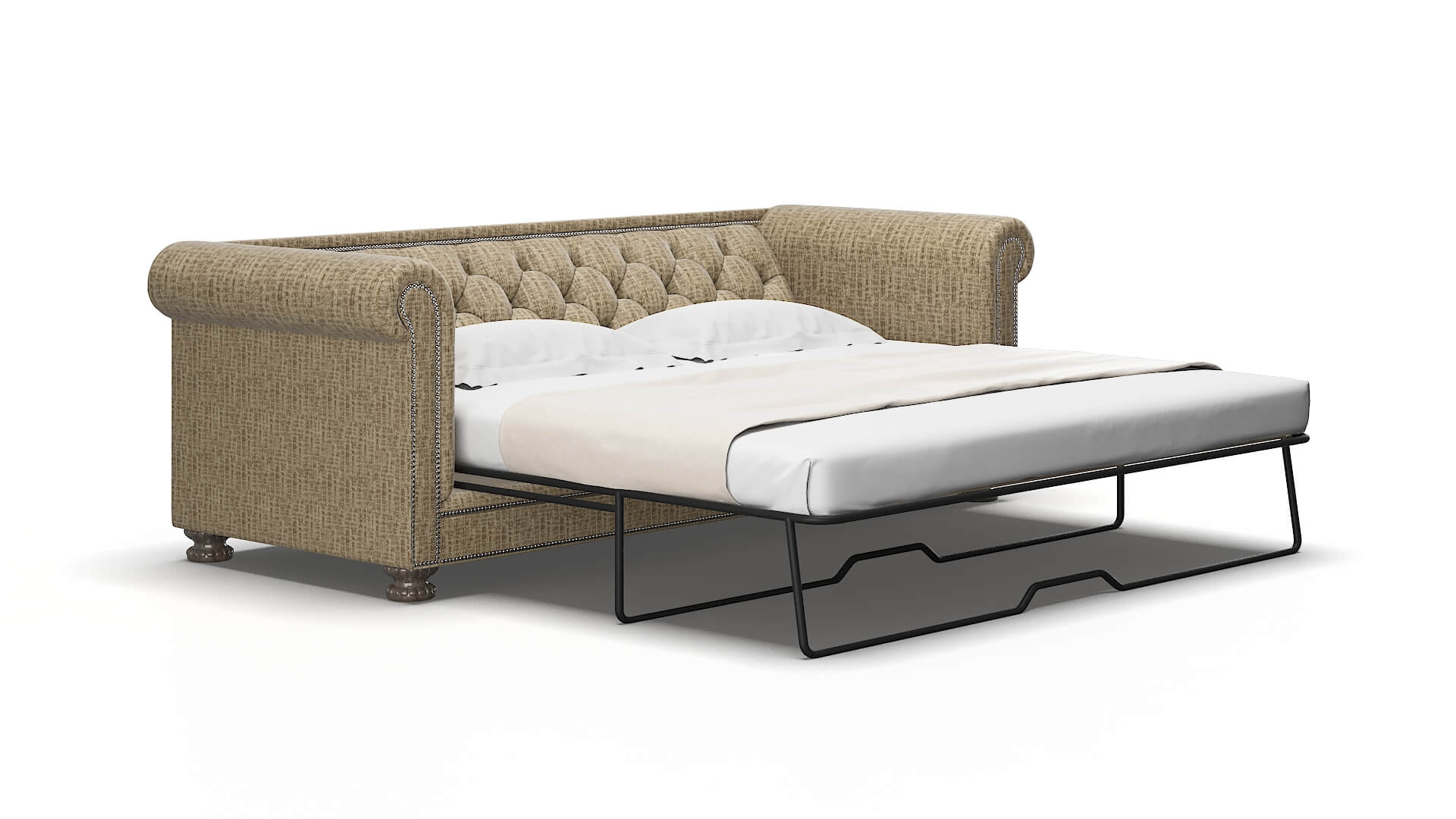 Athens Venus mocha Sofa sleeper Espresso Legs  2