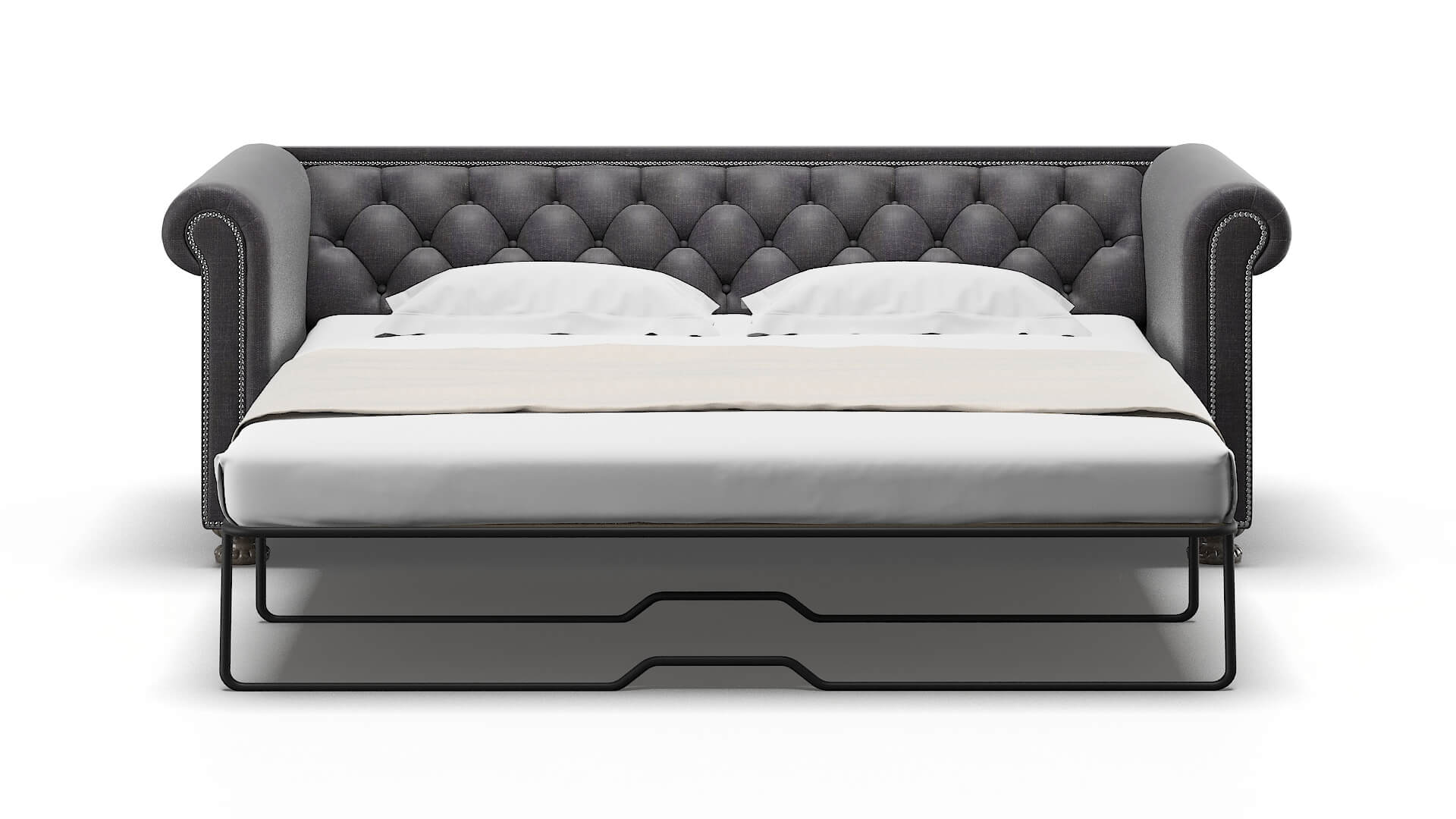 Athens Venus Onyx Sofa Sleeper Espresso legs 1