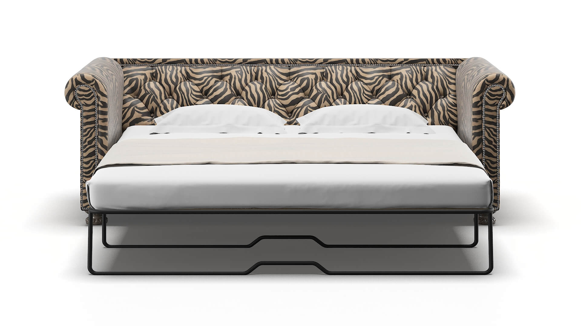 Athens Zambia Coffee Sofa Sleeper Espresso legs 1