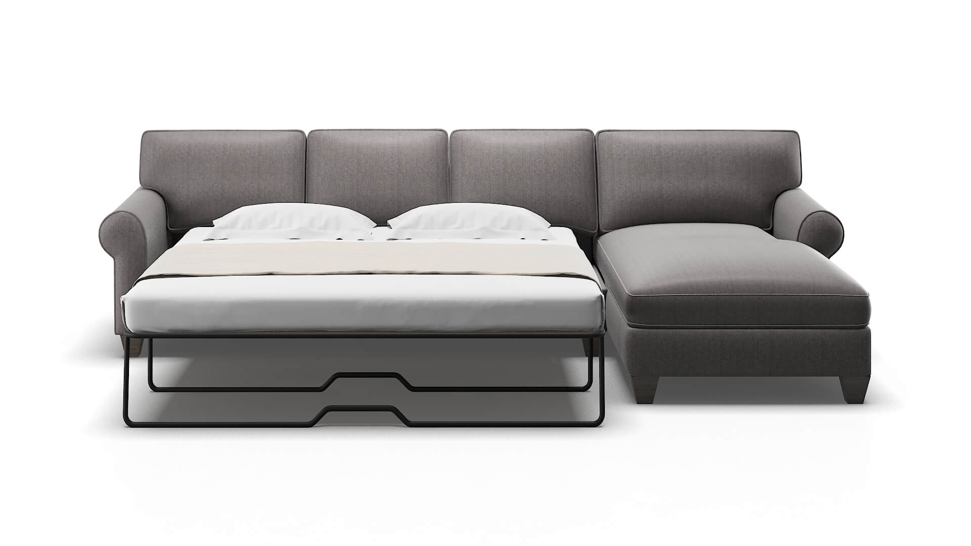 Augusta Atlas_plz Silver Panel Sleeper Espresso legs 1