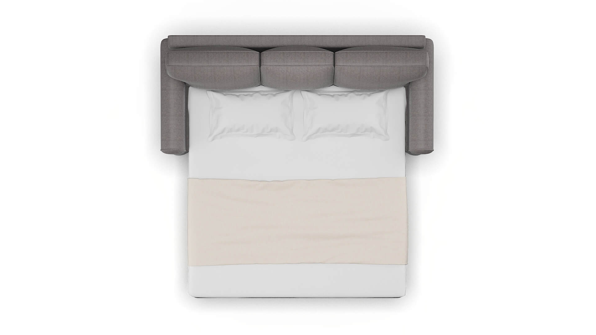 Augusta Atlas_plz Silver Sofa Sleeper Espresso legs 3