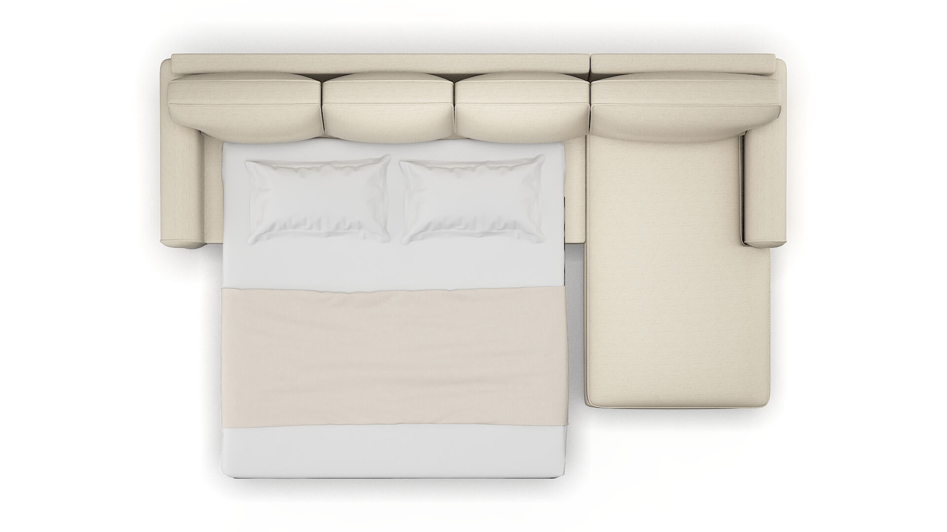 Augusta Avenger Beach Panel Sleeper Espresso legs 3