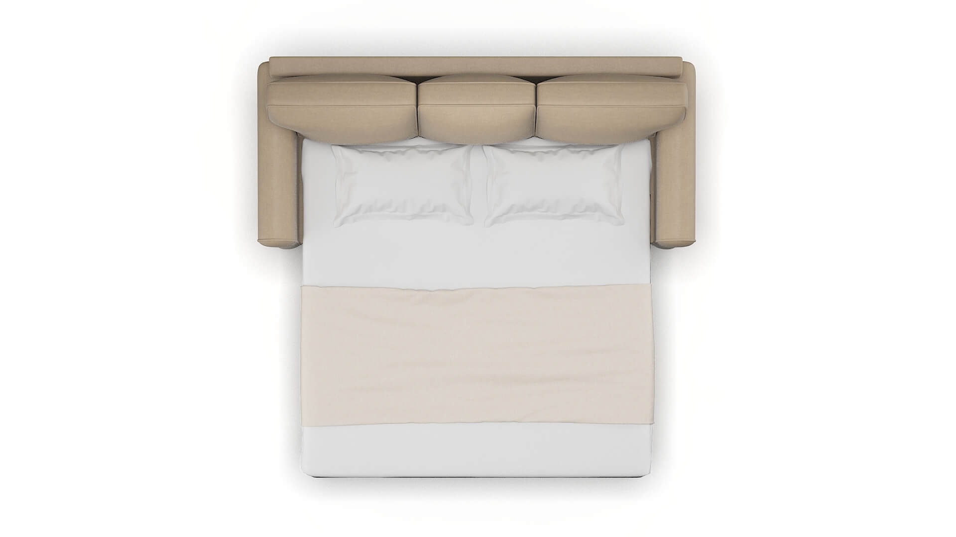 Augusta Avenger Driftwood Sofa Sleeper Espresso legs 3