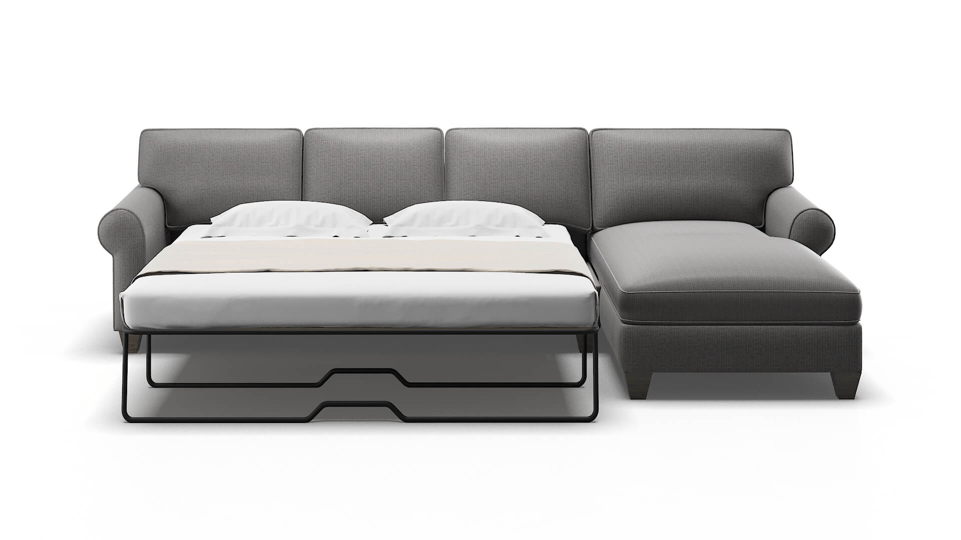 Augusta Avenger Zinc Panel Sleeper Espresso legs 1